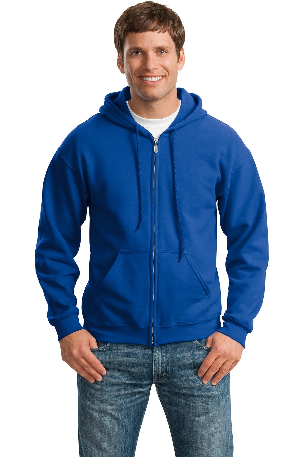 Gildan® - Heavy Blend™ Full-Zip Hooded Sweatshirt. 18600 [Royal] - DFW Impression