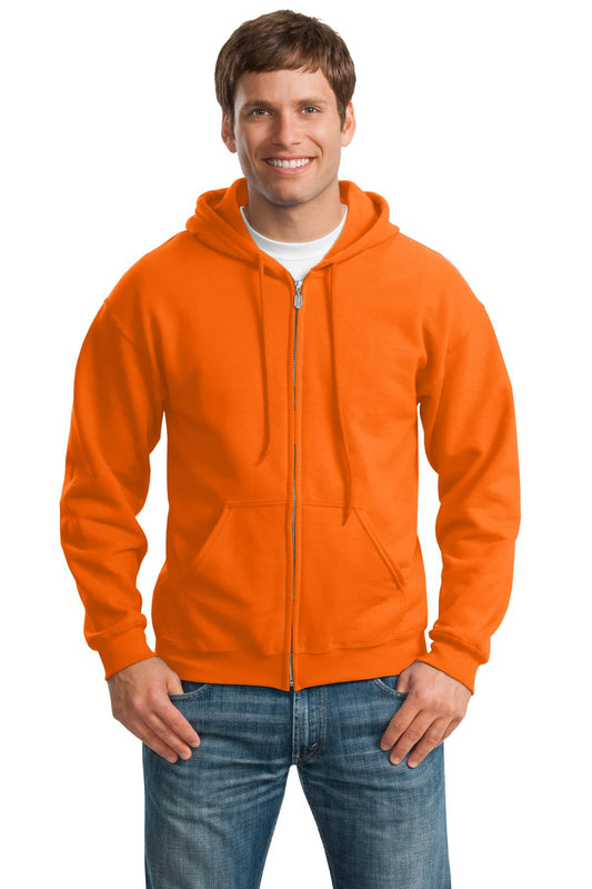 Gildan® - Heavy Blend™ Full-Zip Hooded Sweatshirt. 18600 [S. Orange] - DFW Impression