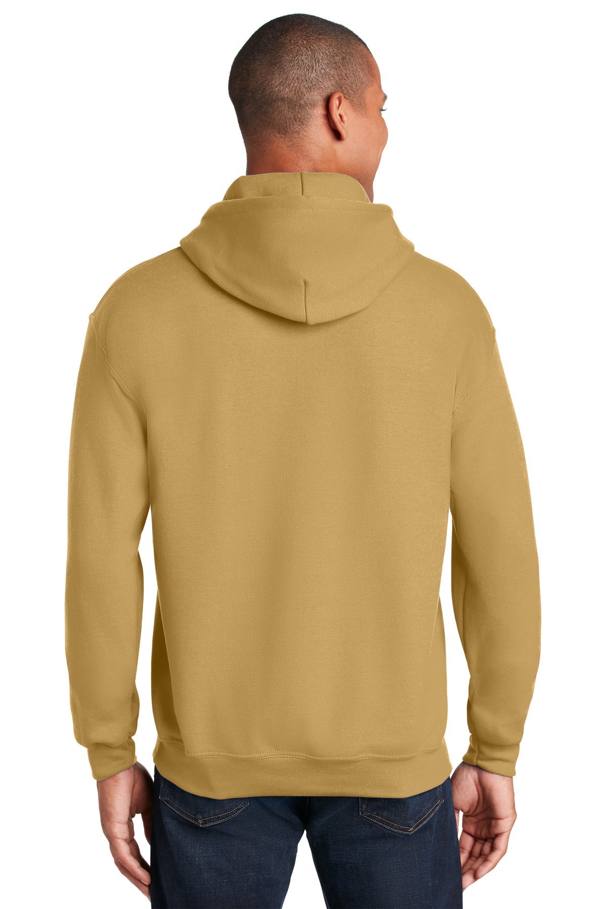 Gildan Heavy Blend Hooded Sweatshirt. 18500 Old Gold