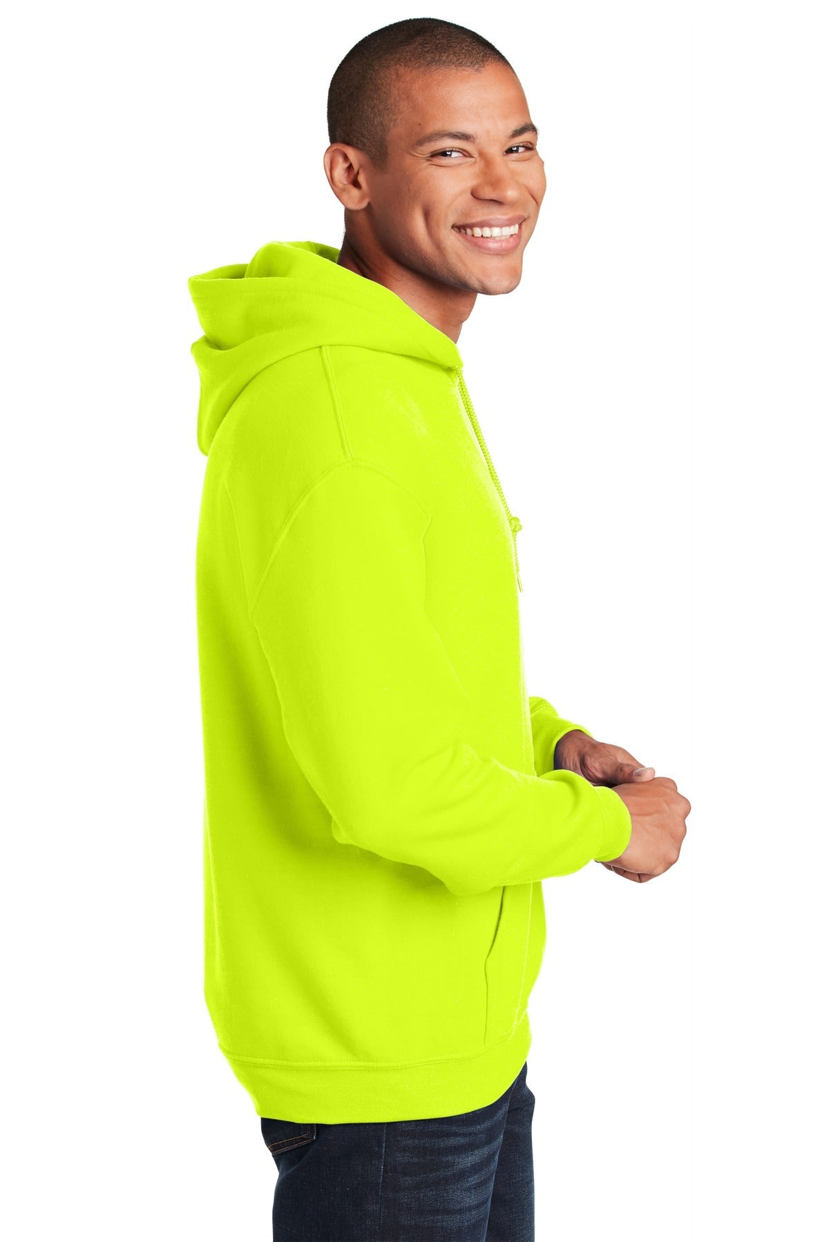 Gildan® - Heavy Blend™ Hooded Sweatshirt. 18500 [Safety Green] - DFW Impression