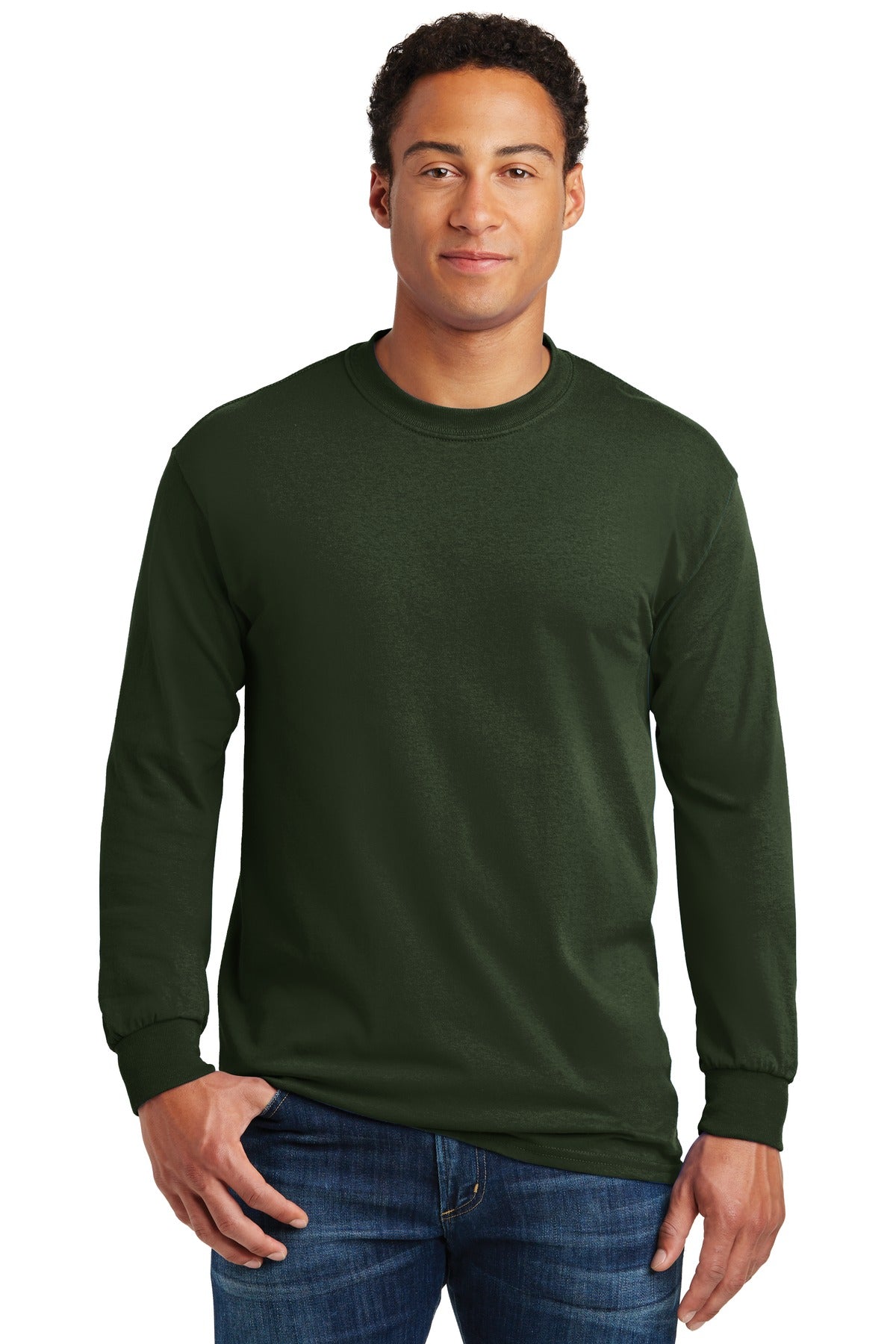 Gildan® - Heavy Cotton™ 100% Cotton Long Sleeve T-Shirt. 5400 - DFW Impression