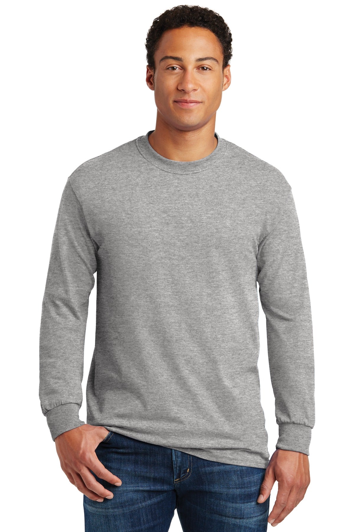 Gildan® - Heavy Cotton™ 100% Cotton Long Sleeve T-Shirt. 5400 - DFW Impression