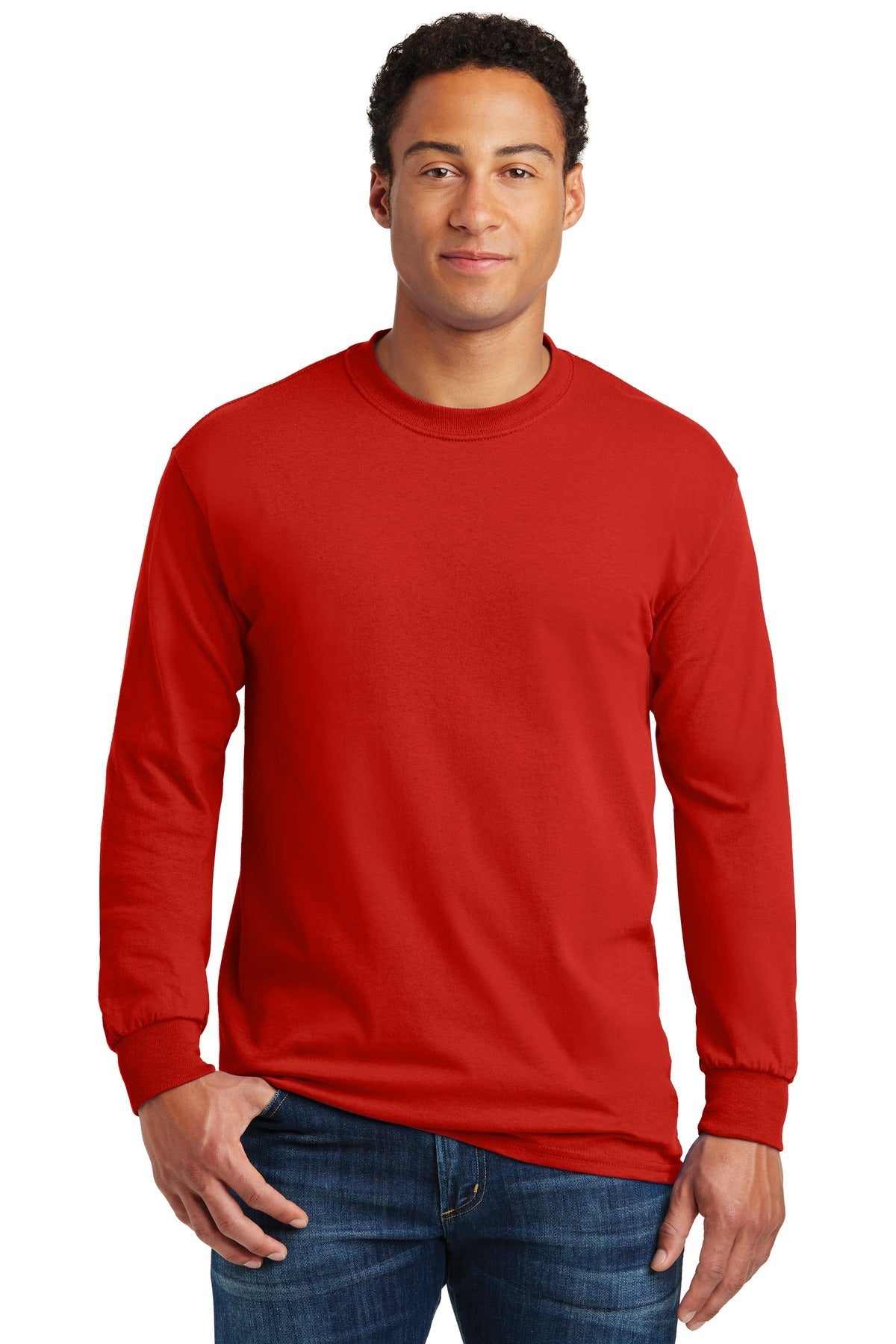 Gildan® - Heavy Cotton™ 100% Cotton Long Sleeve T-Shirt. 5400 - DFW Impression