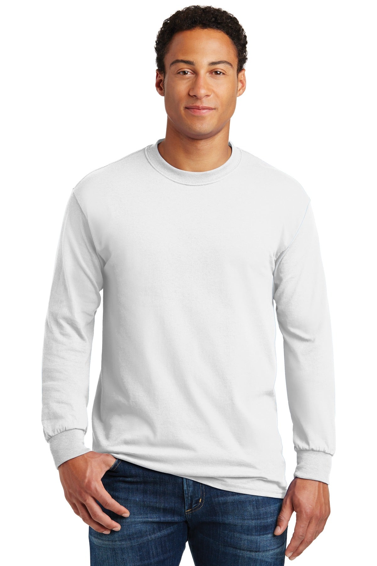 Gildan® - Heavy Cotton™ 100% Cotton Long Sleeve T-Shirt. 5400 - DFW Impression