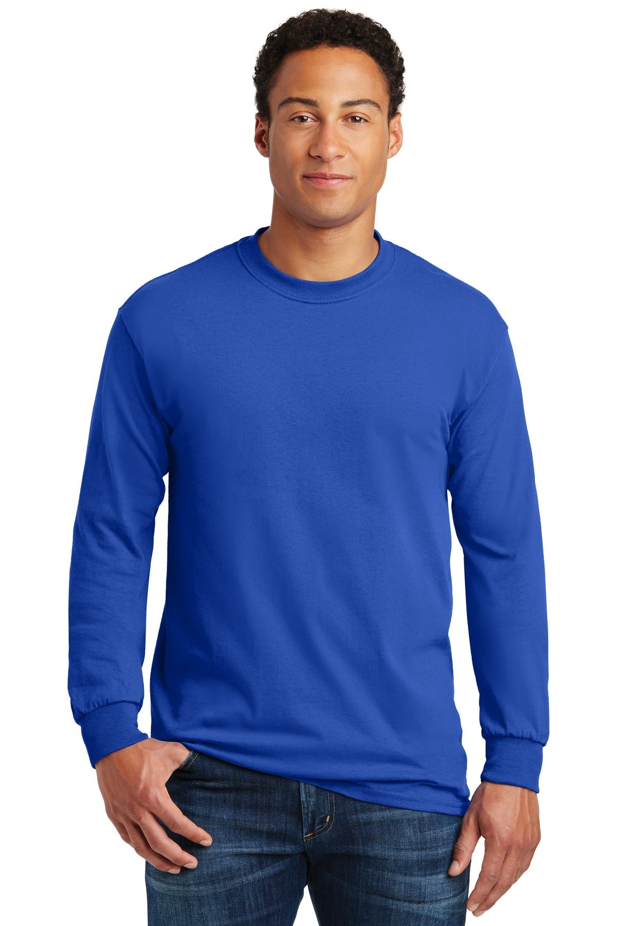 Gildan® - Heavy Cotton™ 100% Cotton Long Sleeve T-Shirt. 5400 - DFW Impression