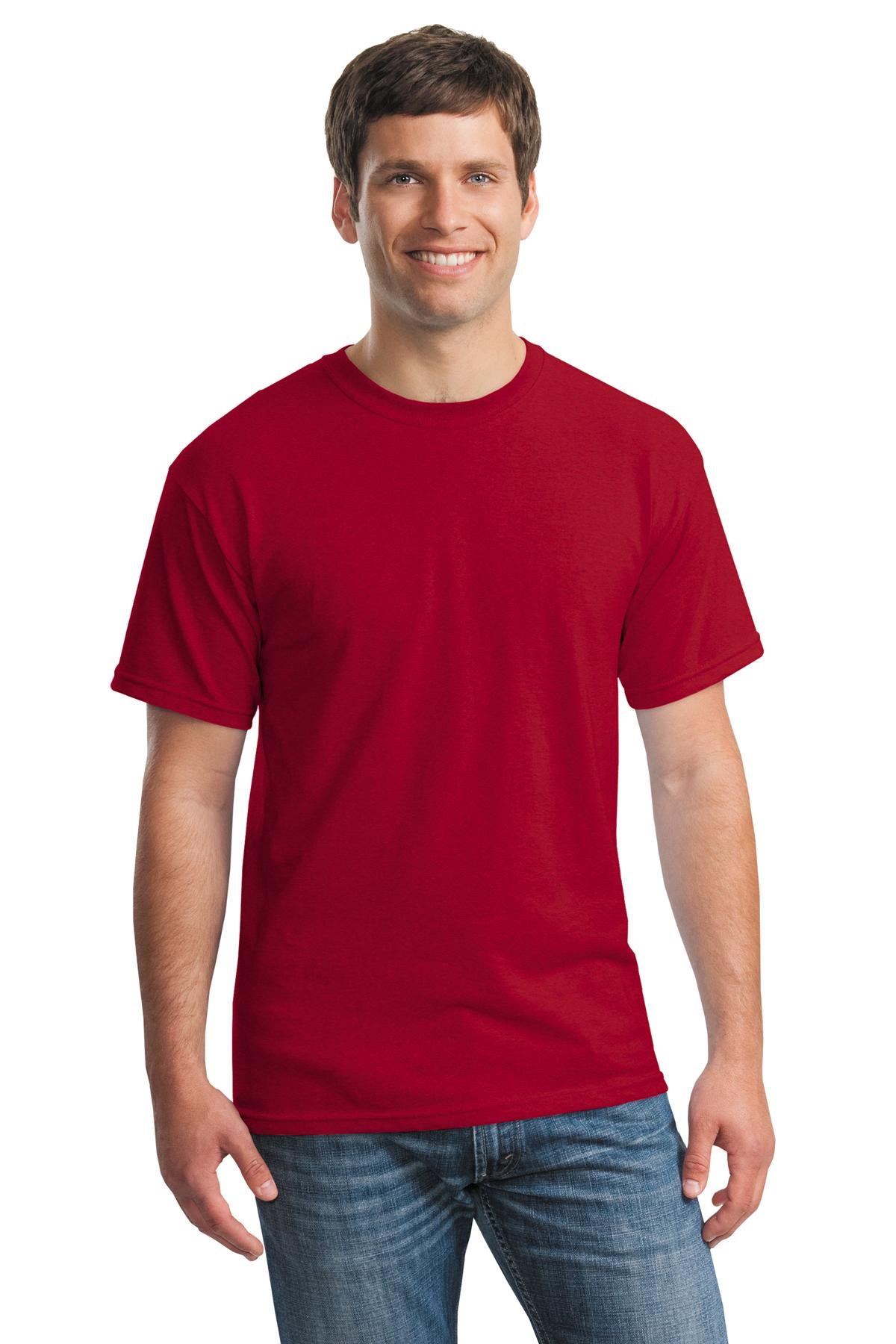 Gildan® - Heavy Cotton™ 100% Cotton T-Shirt. 5000 [Antique Cherry Red] - DFW Impression