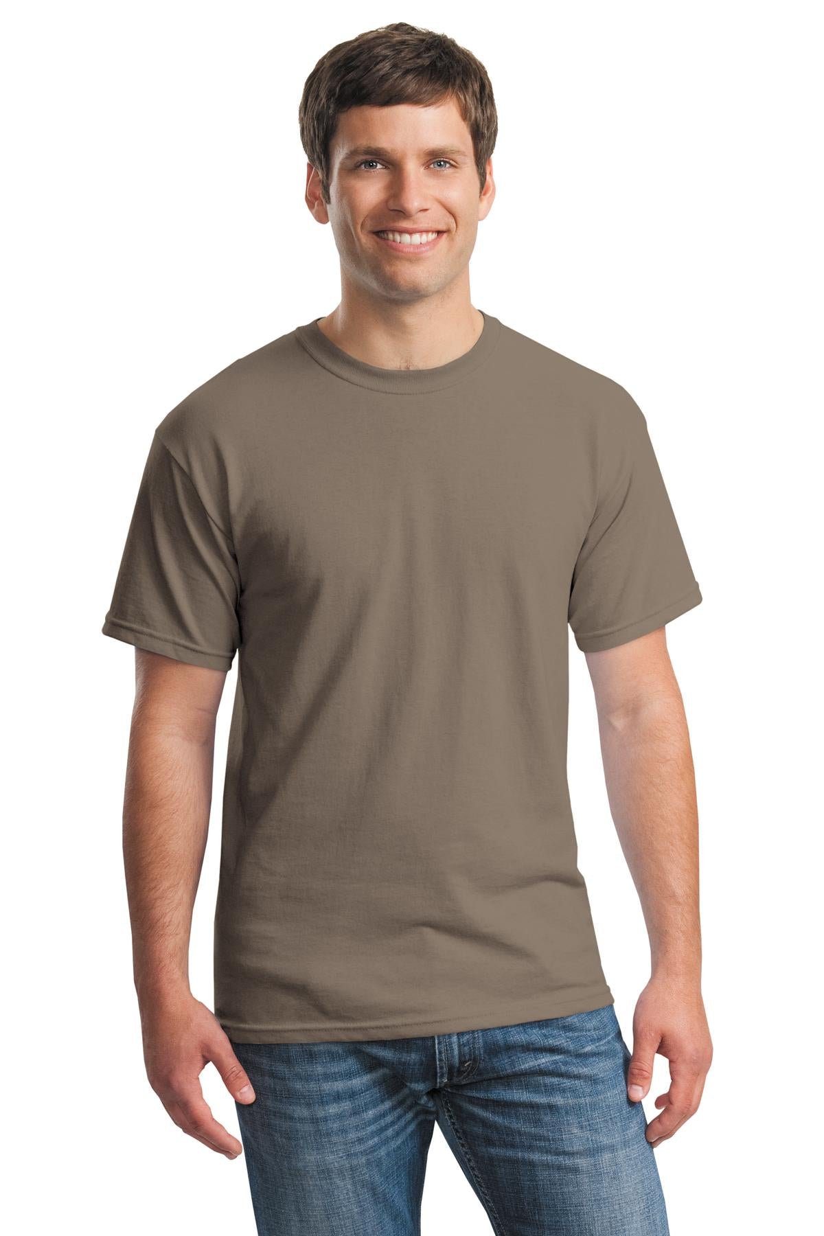 Gildan® - Heavy Cotton™ 100% Cotton T-Shirt. 5000 [Brown Savana] - DFW Impression