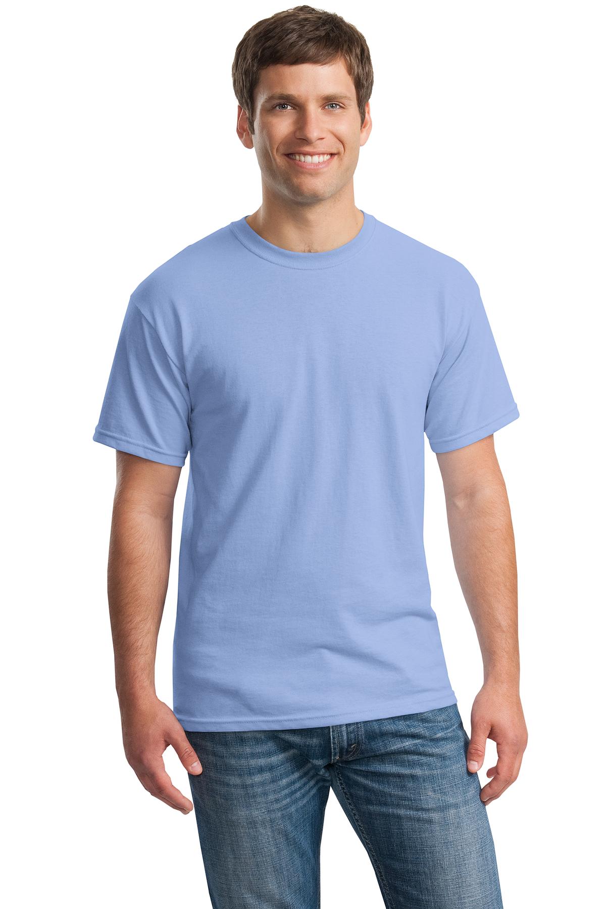 Gildan® - Heavy Cotton™ 100% Cotton T-Shirt. 5000 [Carolina Blue] - DFW Impression