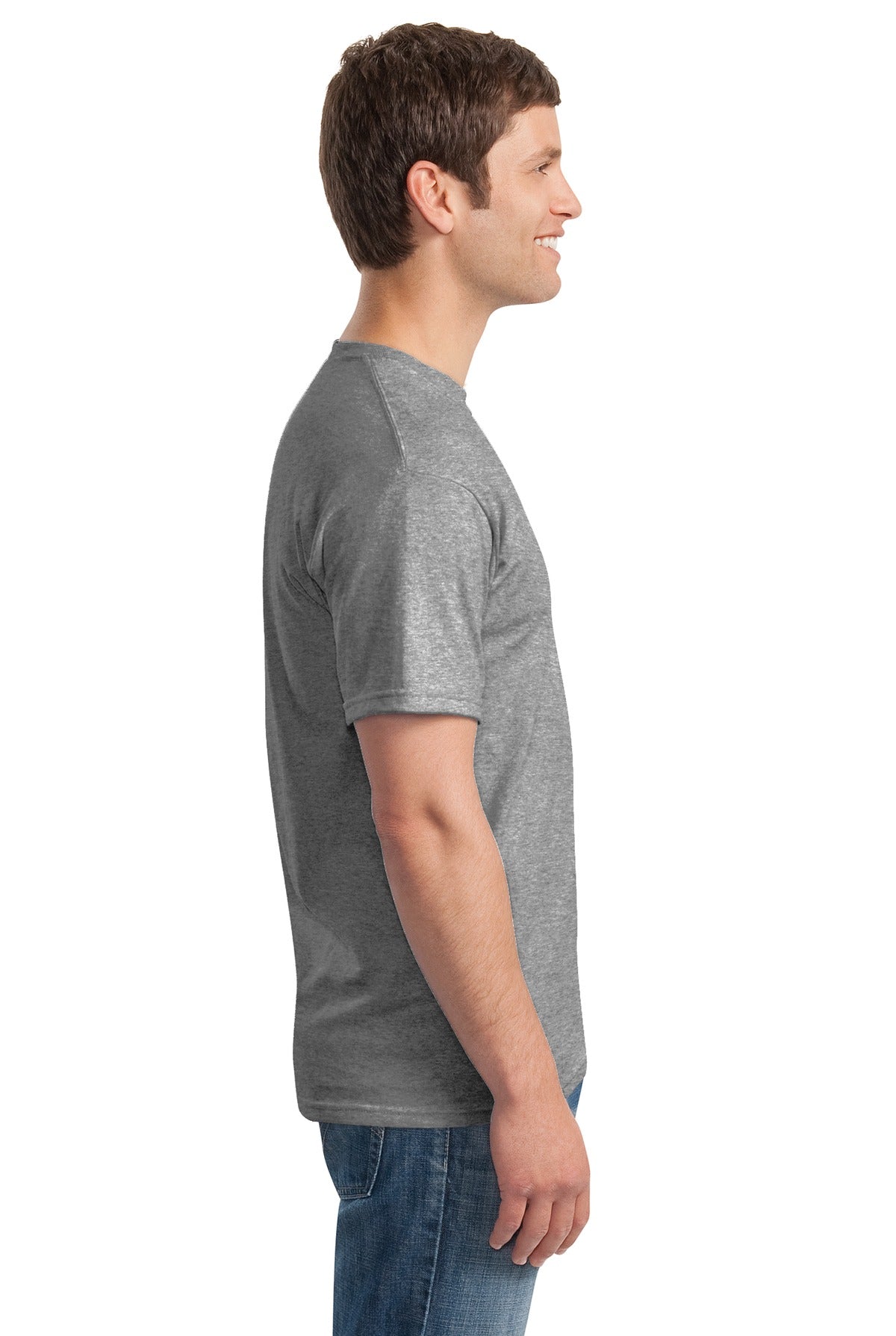 Gildan® - Heavy Cotton™ 100% Cotton T-Shirt. 5000 [Graphite Heather] - DFW Impression