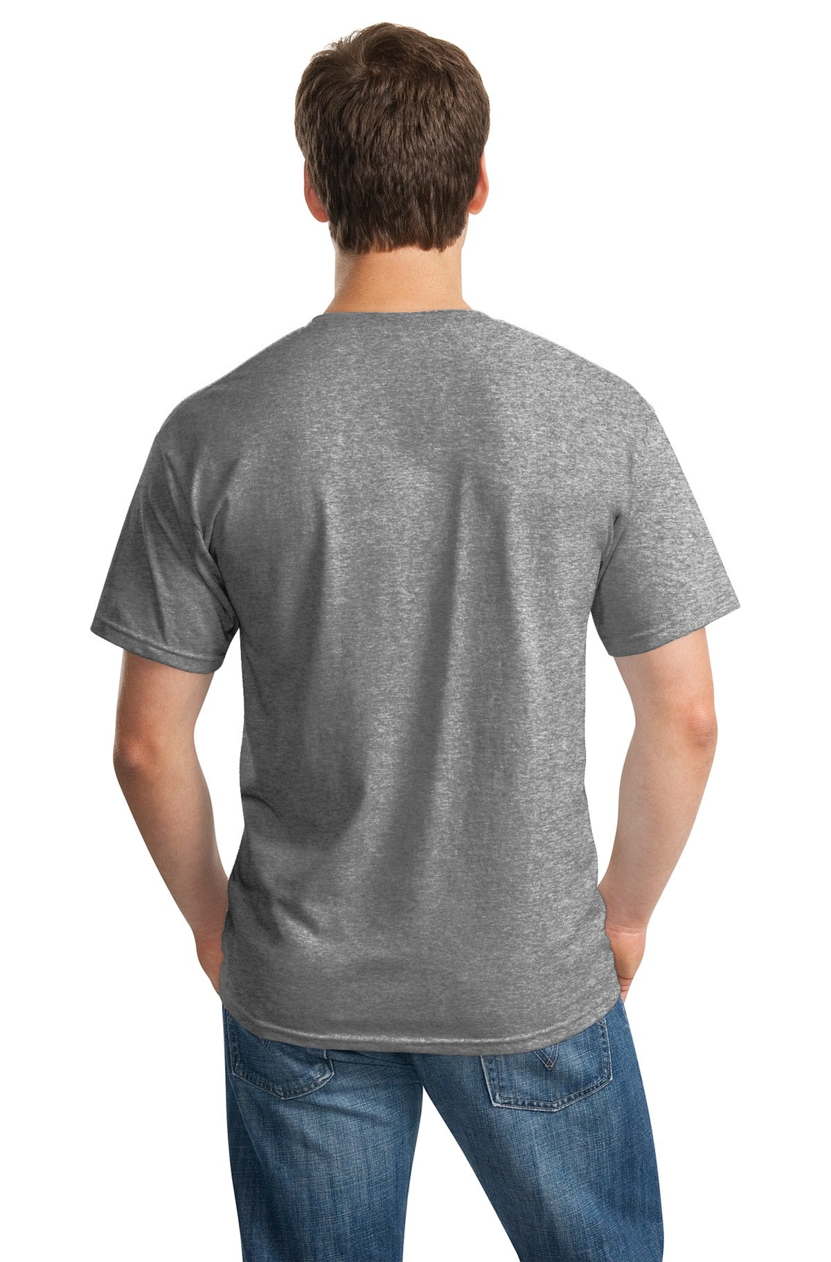 Gildan® - Heavy Cotton™ 100% Cotton T-Shirt. 5000 [Graphite Heather] - DFW Impression