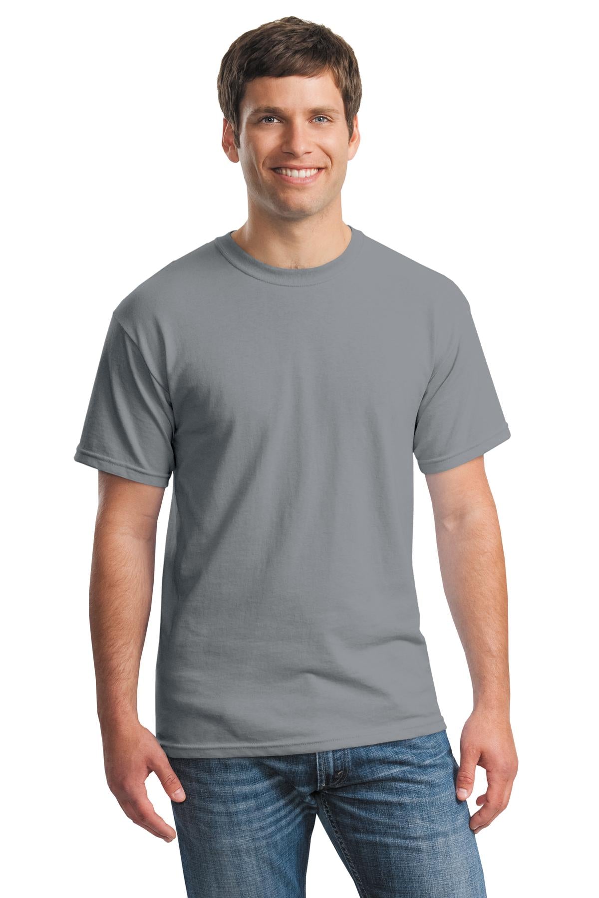 Gildan® - Heavy Cotton™ 100% Cotton T-Shirt. 5000 [Gravel] - DFW Impression