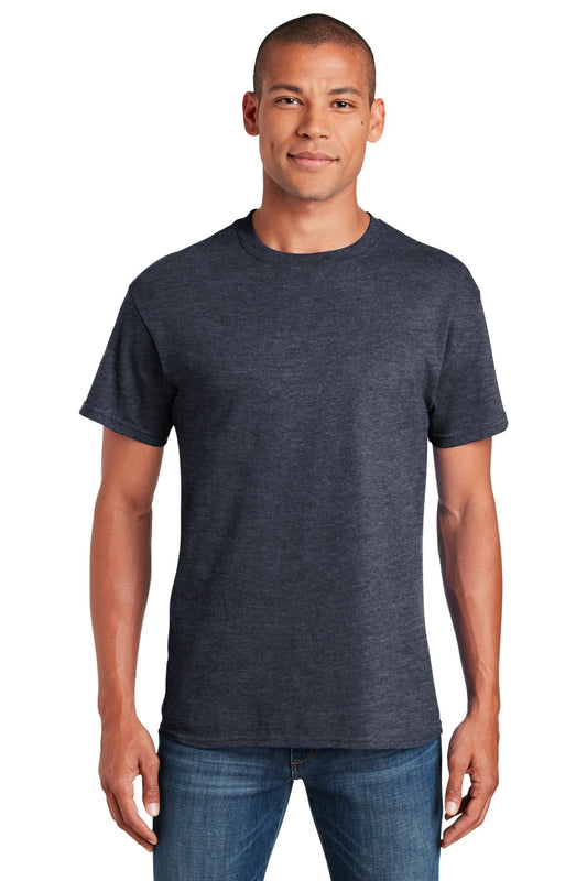 Gildan® - Heavy Cotton™ 100% Cotton T-Shirt. 5000 [Heather Navy] - DFW Impression