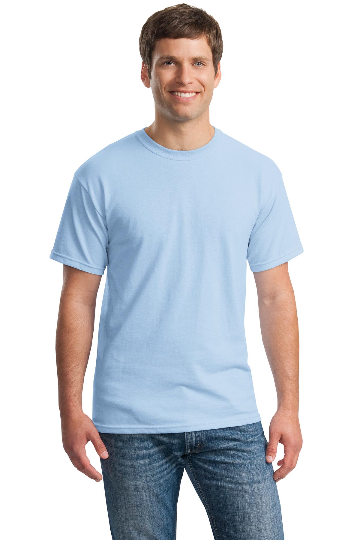 Gildan® - Heavy Cotton™ 100% Cotton T-Shirt. 5000 [Light Blue] - DFW Impression