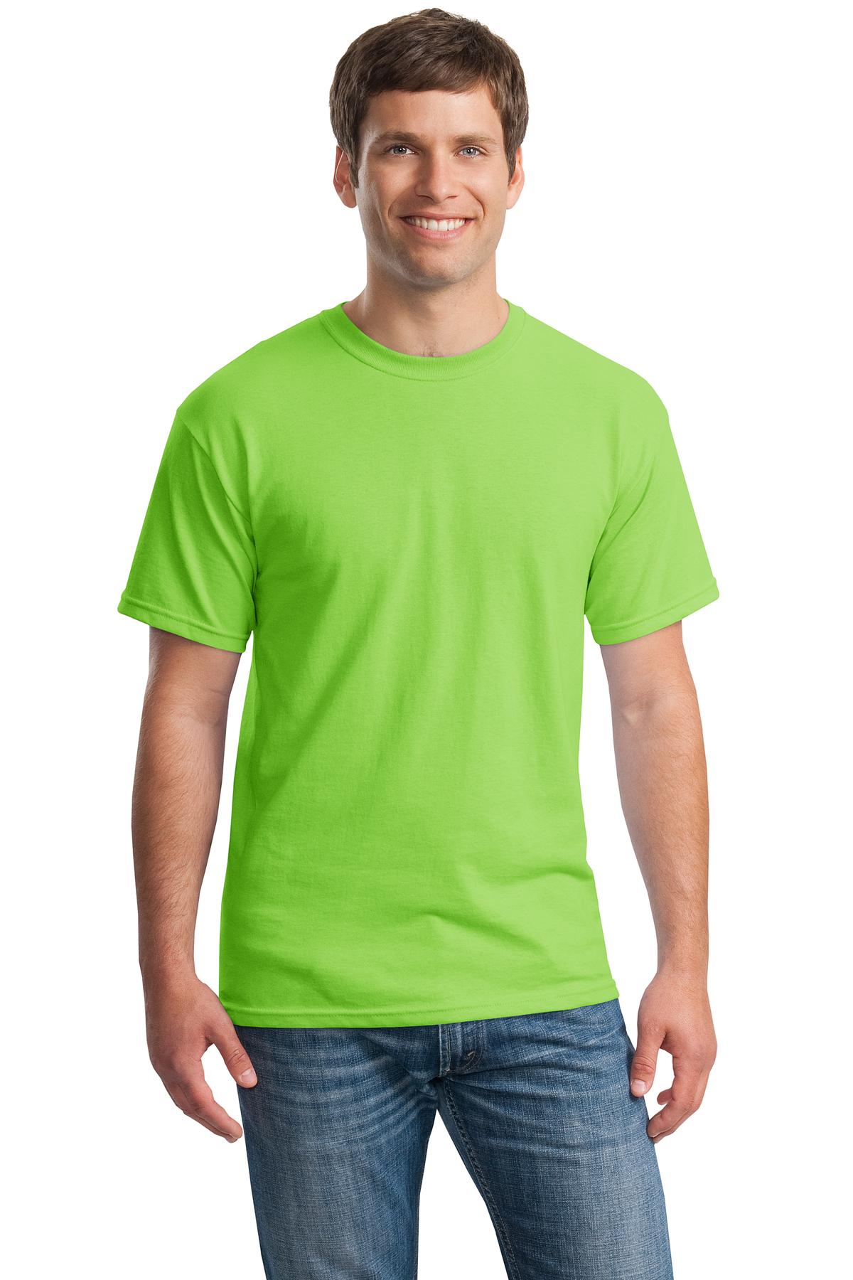 Gildan® - Heavy Cotton™ 100% Cotton T-Shirt. 5000 [Lime] - DFW Impression
