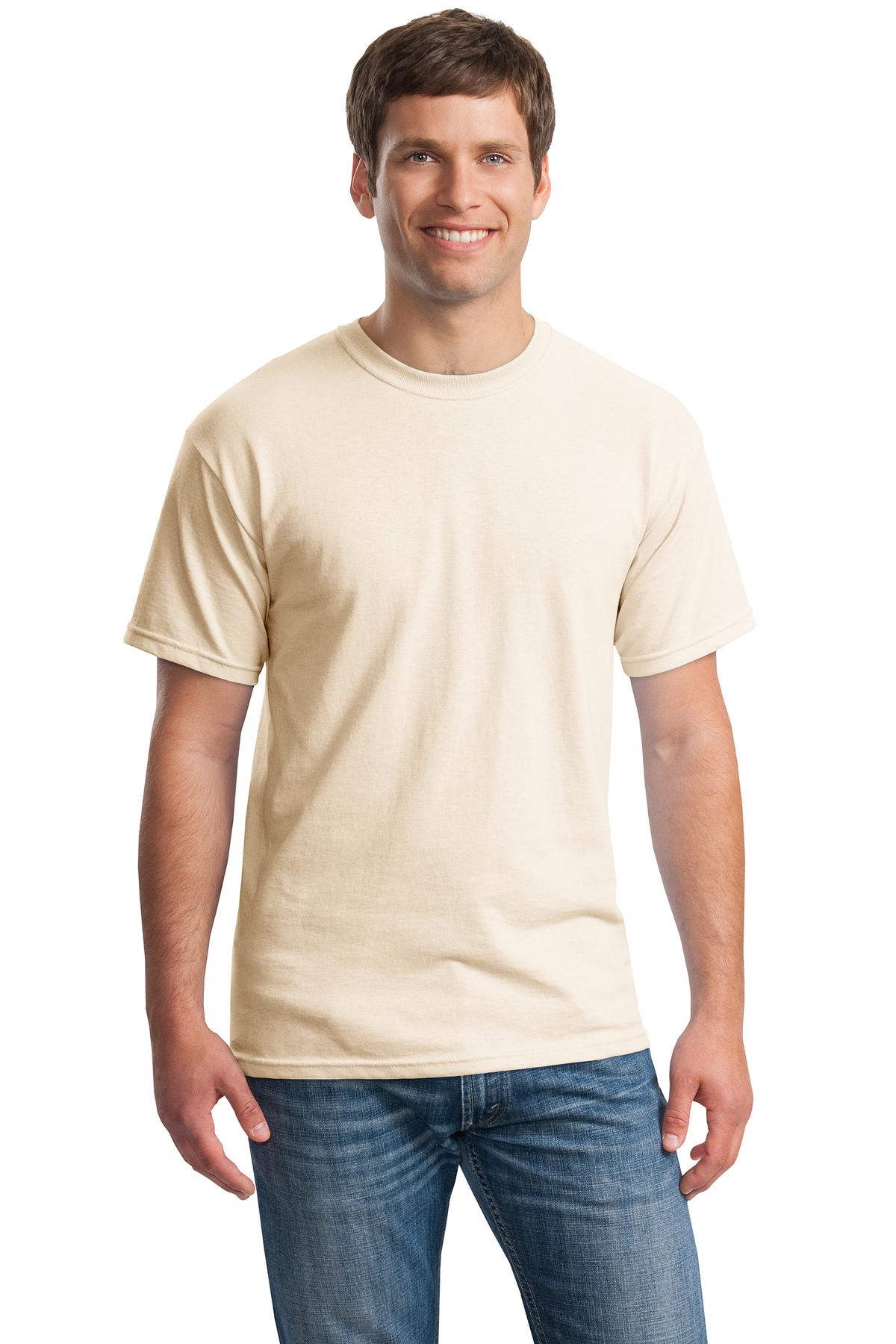 Gildan® - Heavy Cotton™ 100% Cotton T-Shirt. 5000 [Natural] - DFW Impression