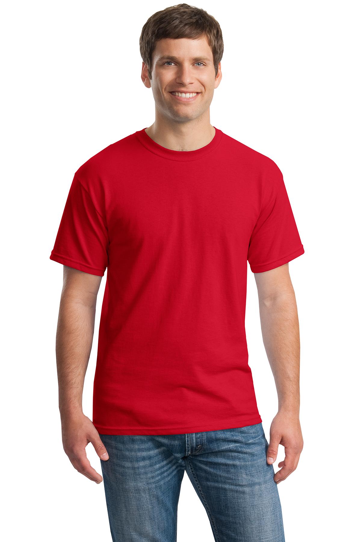 Gildan® - Heavy Cotton™ 100% Cotton T-Shirt. 5000 [Red] - DFW Impression