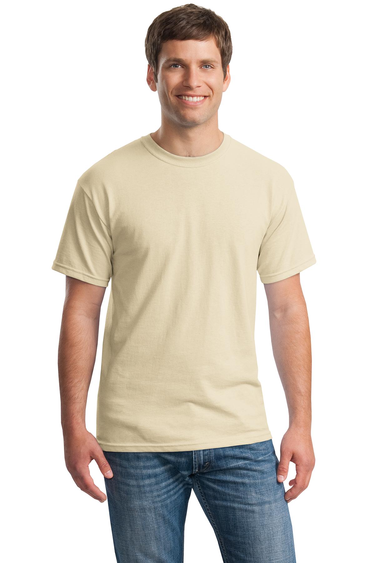 Gildan® - Heavy Cotton™ 100% Cotton T-Shirt. 5000 [Sand] - DFW Impression