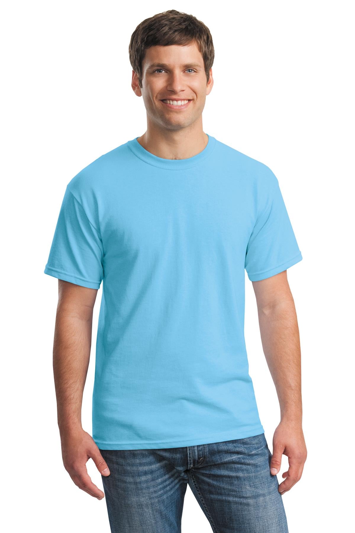 Gildan® - Heavy Cotton™ 100% Cotton T-Shirt. 5000 [Sky] - DFW Impression
