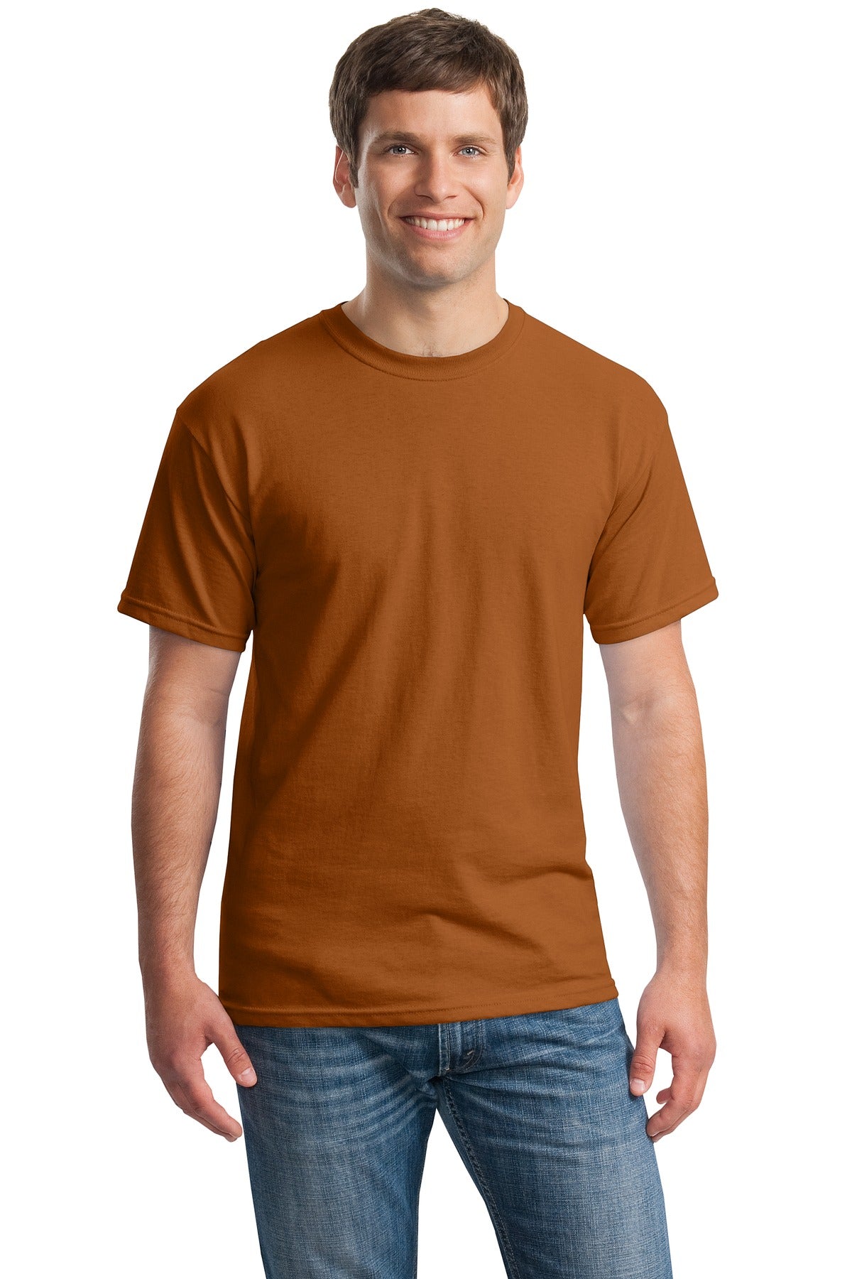 Gildan® - Heavy Cotton™ 100% Cotton T-Shirt. 5000 [Texas Orange] - DFW Impression