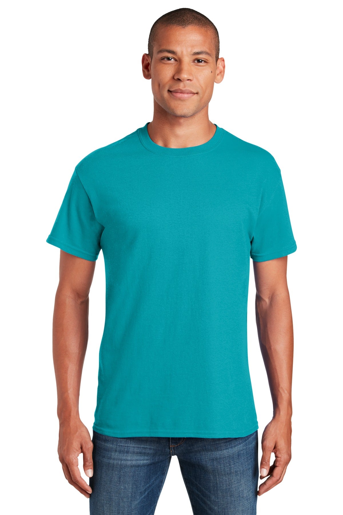 Gildan® - Heavy Cotton™ 100% Cotton T-Shirt. 5000 [Tropical Blue] - DFW Impression