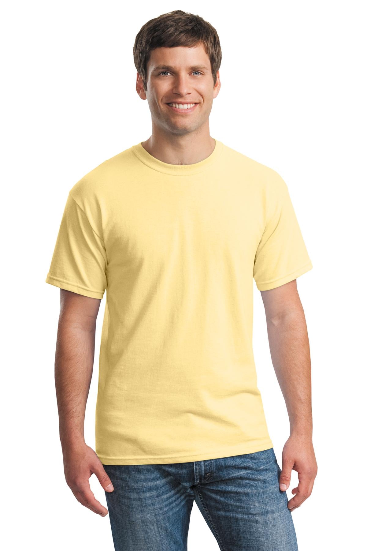 Gildan® - Heavy Cotton™ 100% Cotton T-Shirt. 5000 [Yellow Haze] - DFW Impression