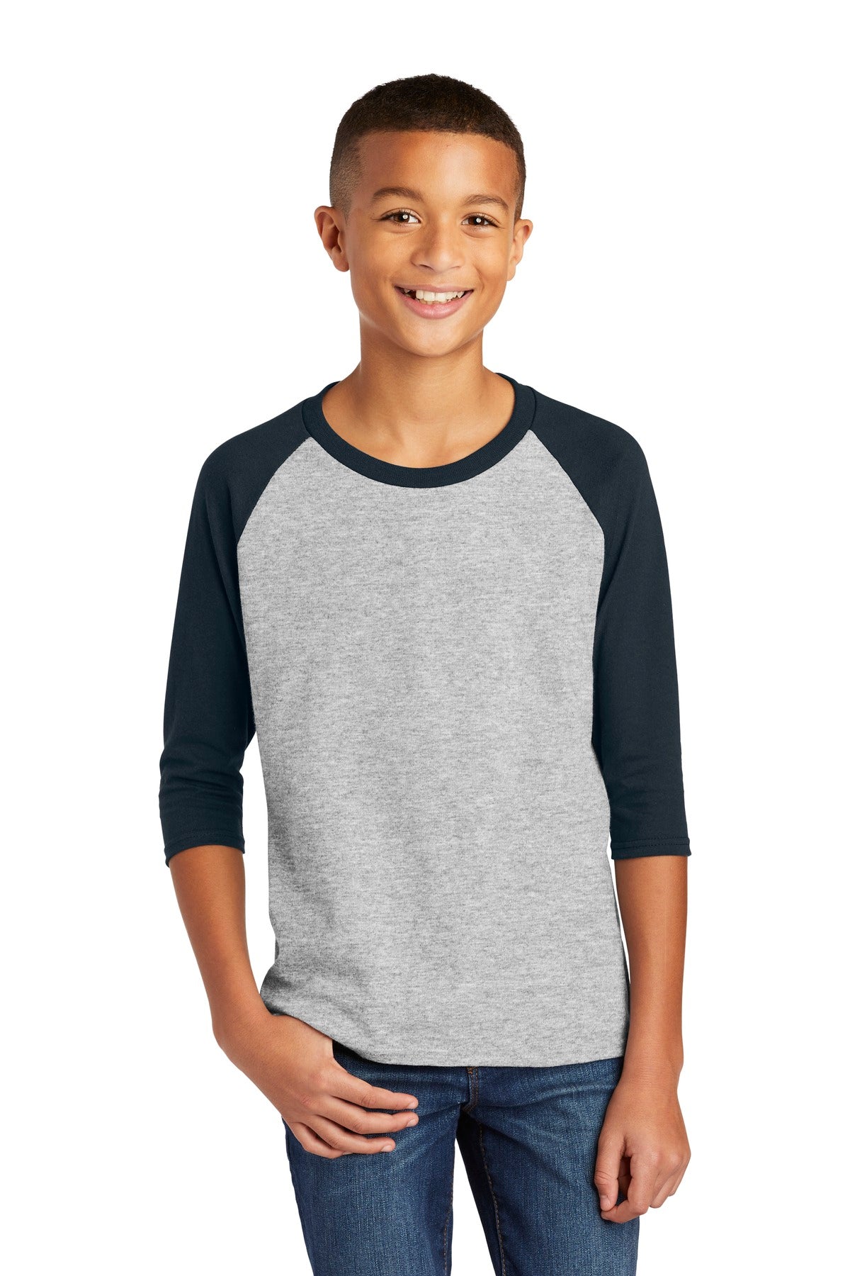 Gildan ® Heavy Cotton ™ Youth 3/4-Sleeve Raglan T-Shirt. 5700B - DFW Impression