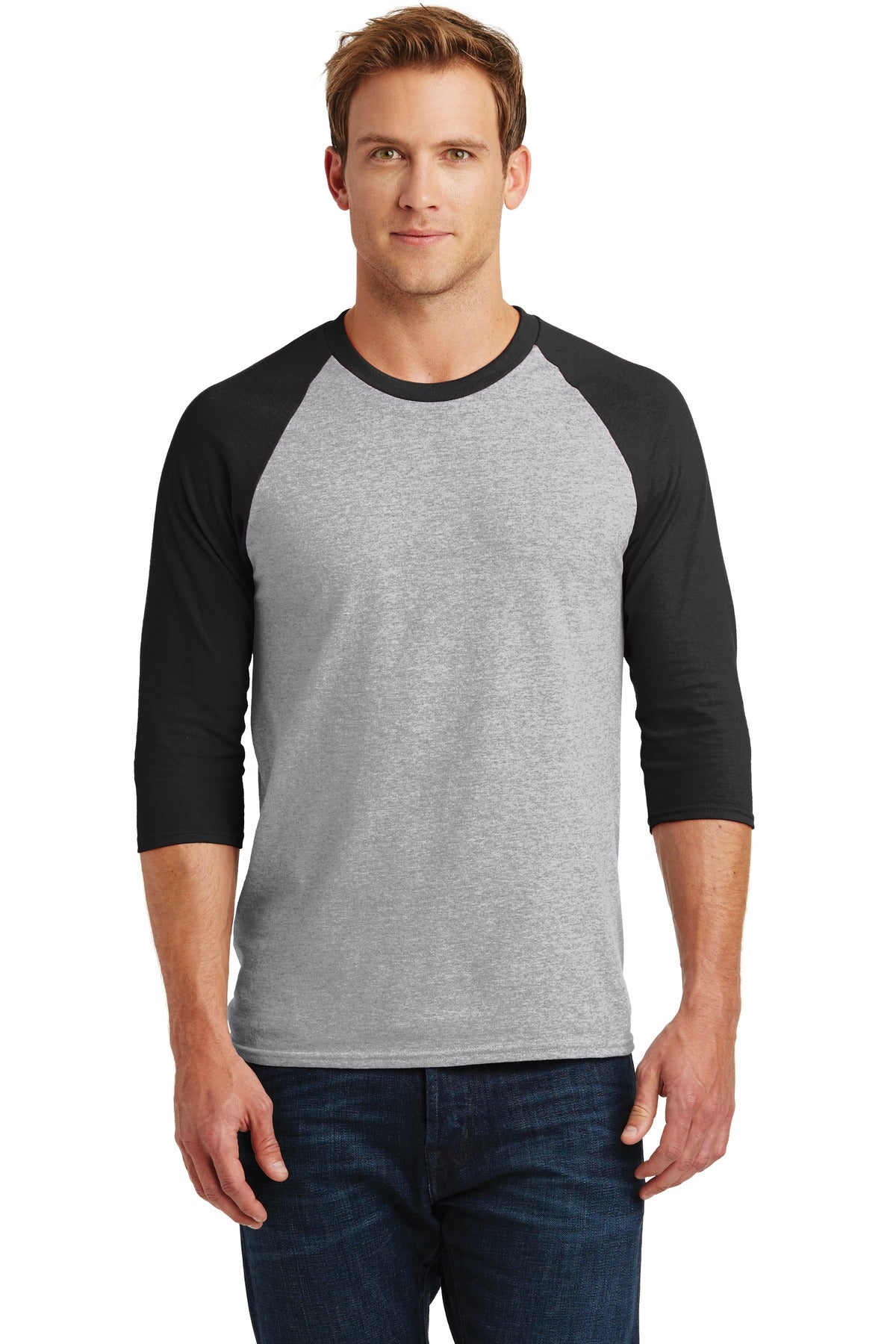 Gildan® Heavy Cotton&#8482; 3/4-Sleeve Raglan T-Shirt. 5700 - DFW Impression