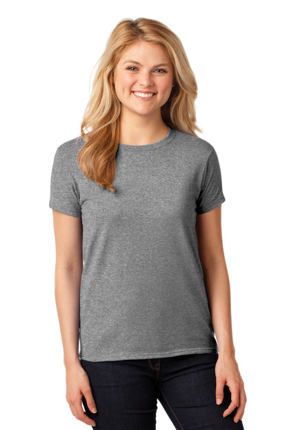 Gildan® Ladies Heavy Cotton™ 100% Cotton T-Shirt. 5000L [Graphite Heather] - DFW Impression
