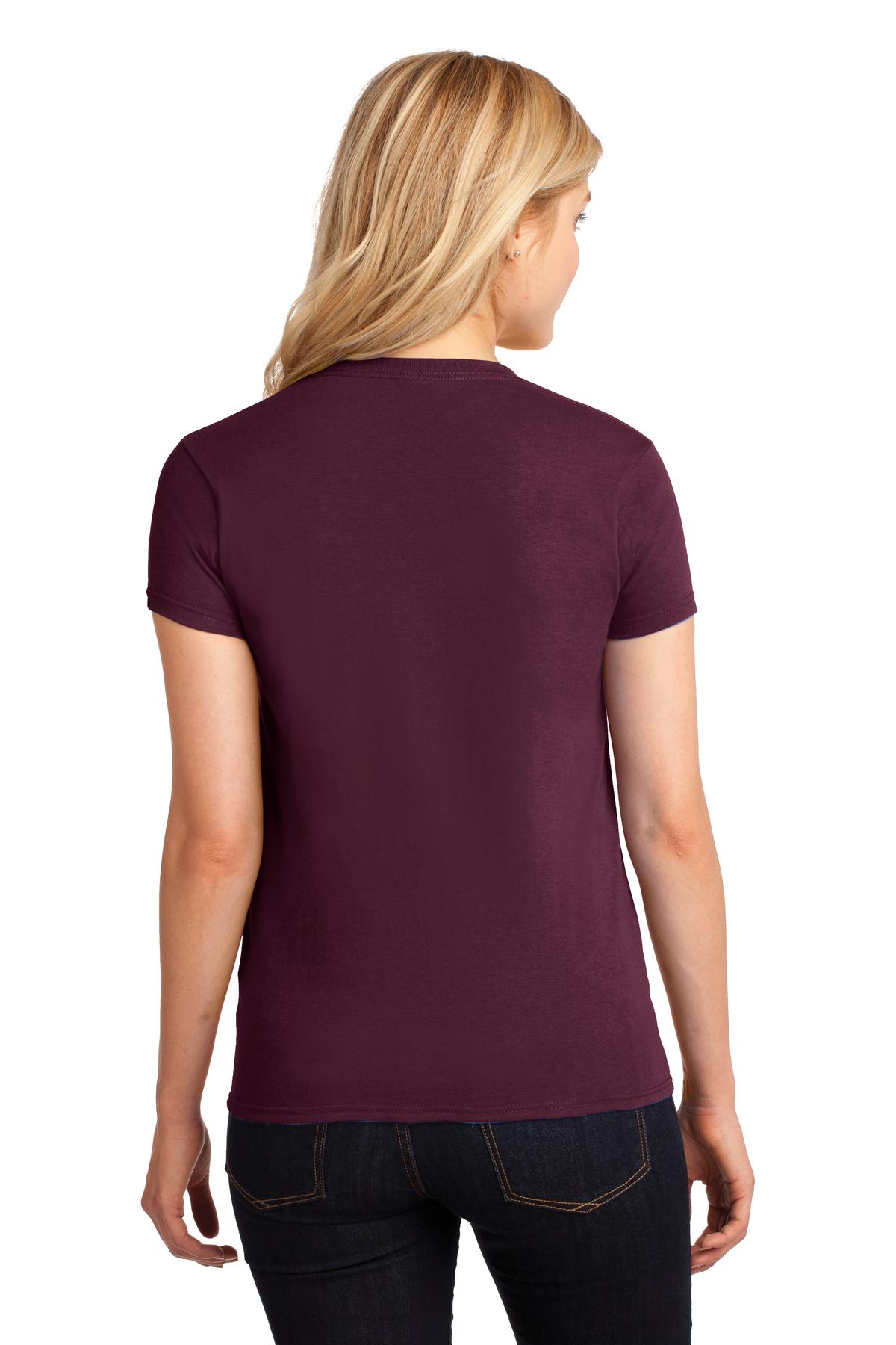 Gildan® Ladies Heavy Cotton™ 100% Cotton T-Shirt. 5000L [Maroon] - DFW Impression