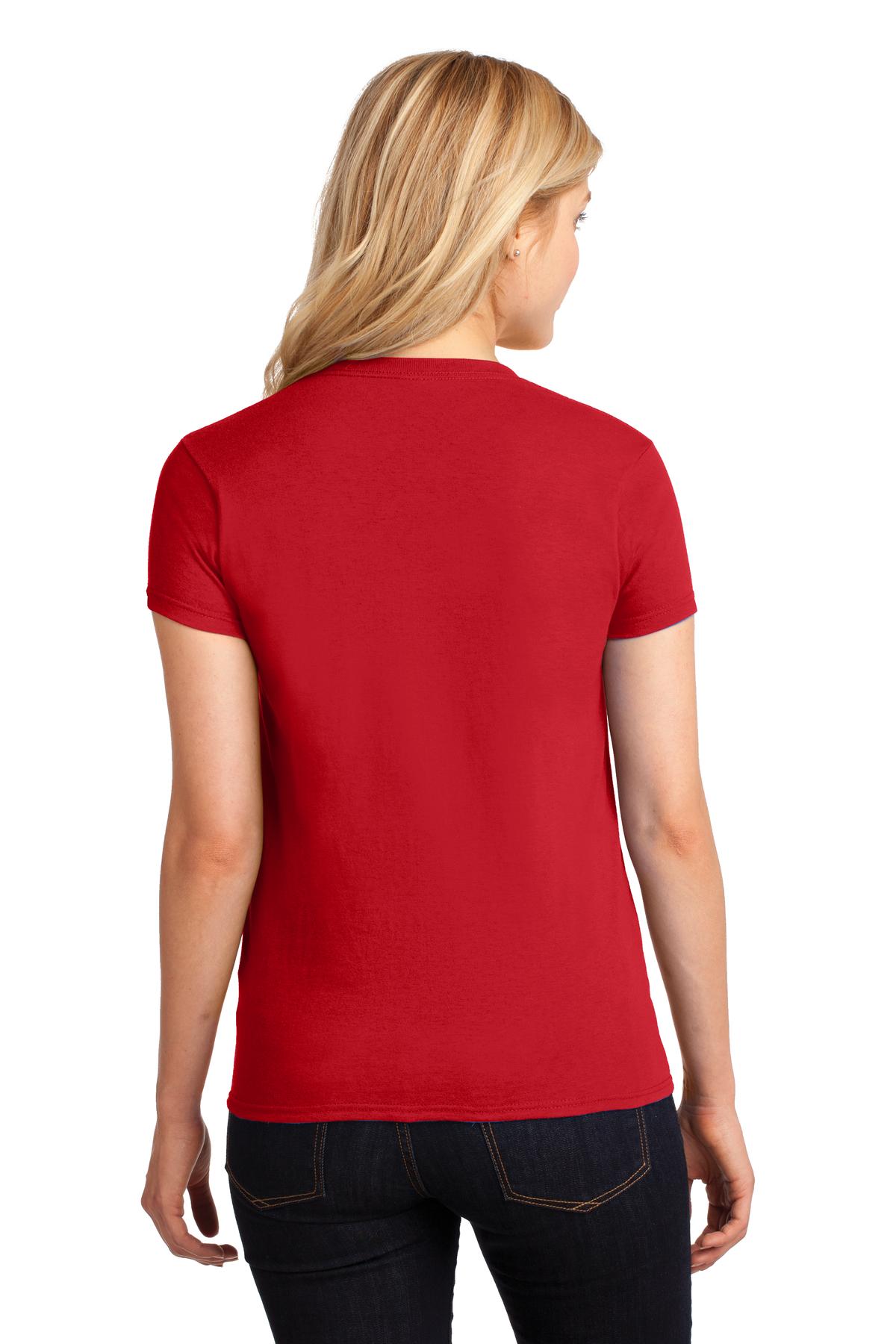 Gildan® Ladies Heavy Cotton™ 100% Cotton T-Shirt. 5000L [Red] - DFW Impression