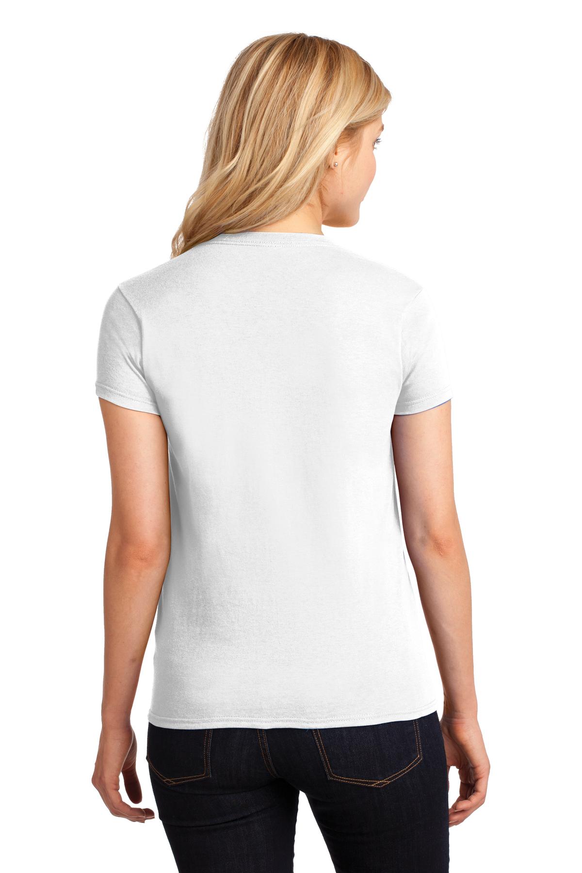 Gildan® Ladies Heavy Cotton™ 100% Cotton T-Shirt. 5000L [White] - DFW Impression