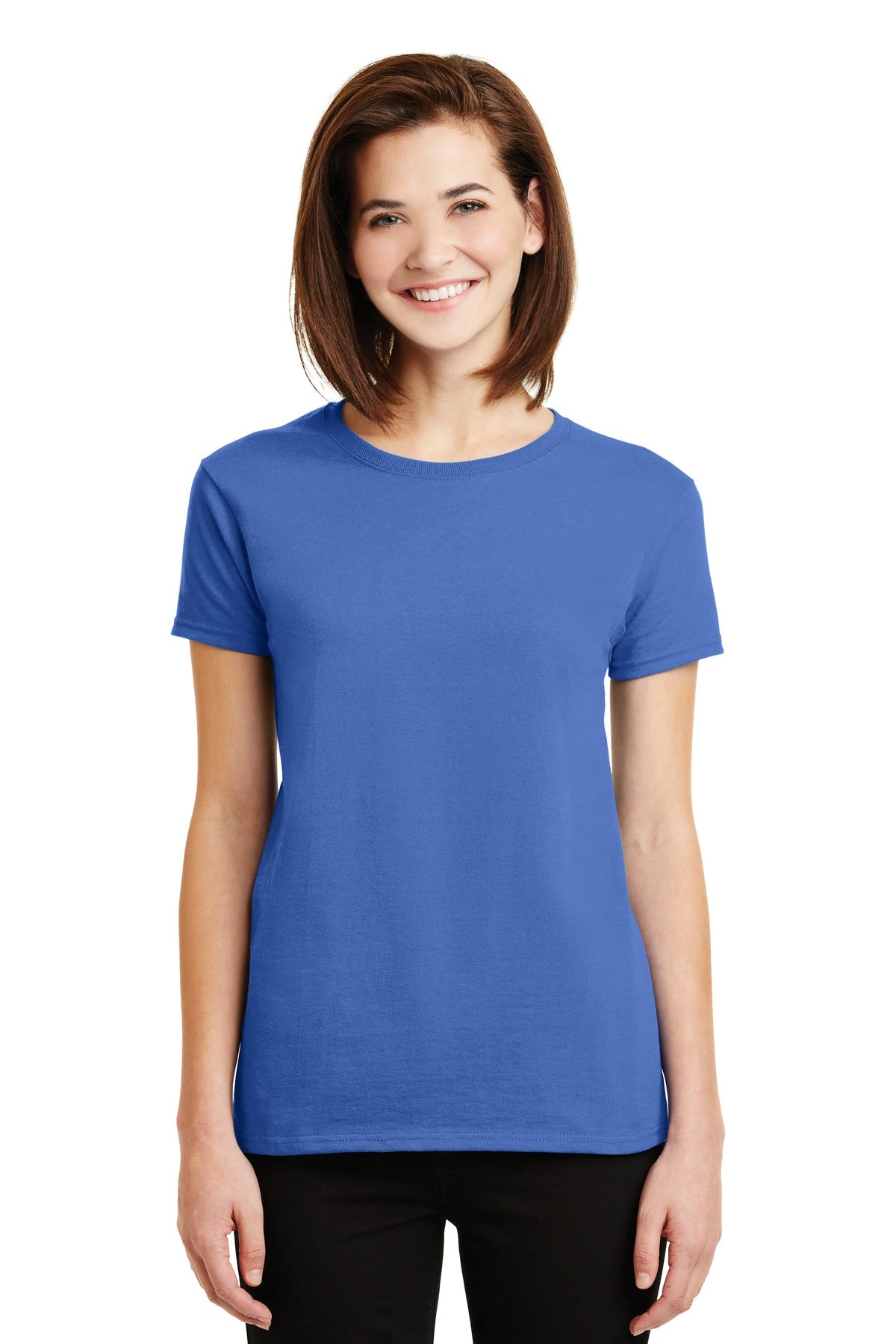 Gildan® - Ladies Ultra Cotton® 100% US Cotton T-Shirt. 2000L [Iris] - DFW Impression