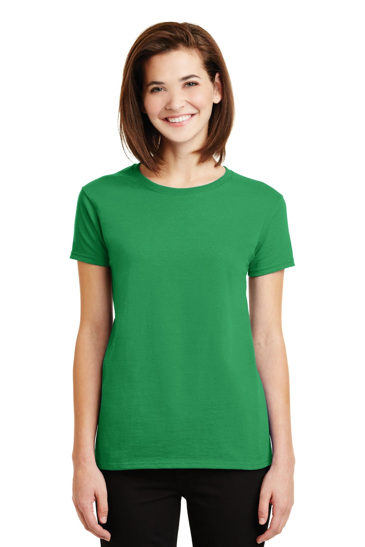 Gildan® - Ladies Ultra Cotton® 100% US Cotton T-Shirt. 2000L [Irish Green] - DFW Impression