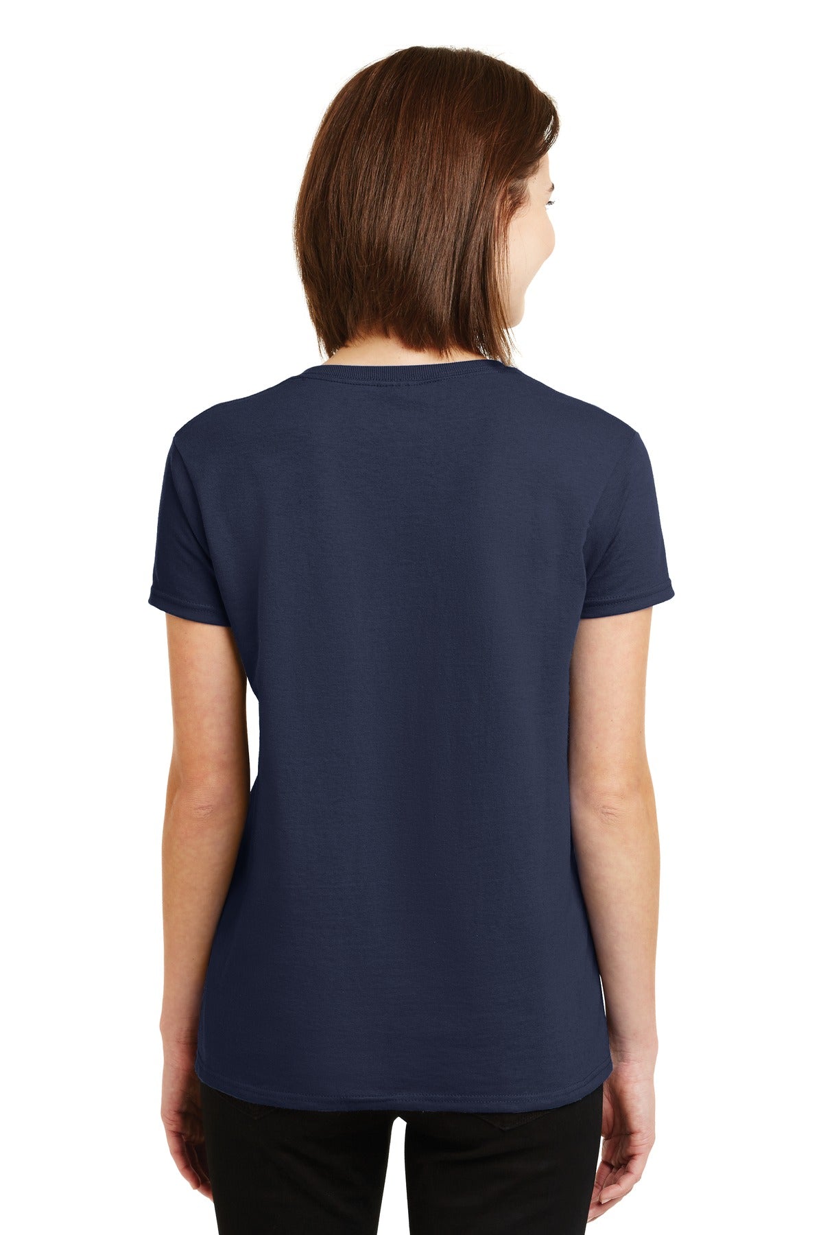 Gildan® - Ladies Ultra Cotton® 100% US Cotton T-Shirt. 2000L [Navy] - DFW Impression