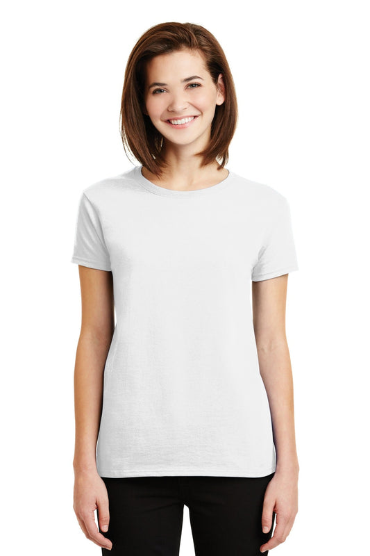 Gildan® - Ladies Ultra Cotton® 100% US Cotton T-Shirt. 2000L [White] - DFW Impression