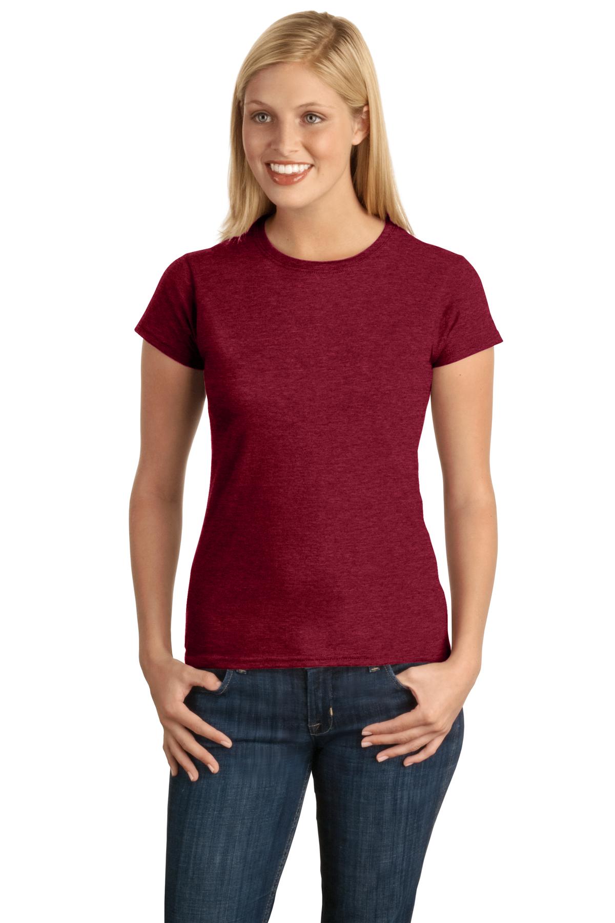Gildan Softstyle® Ladies T-Shirt. 64000L [Antique Cherry Red] - DFW Impression