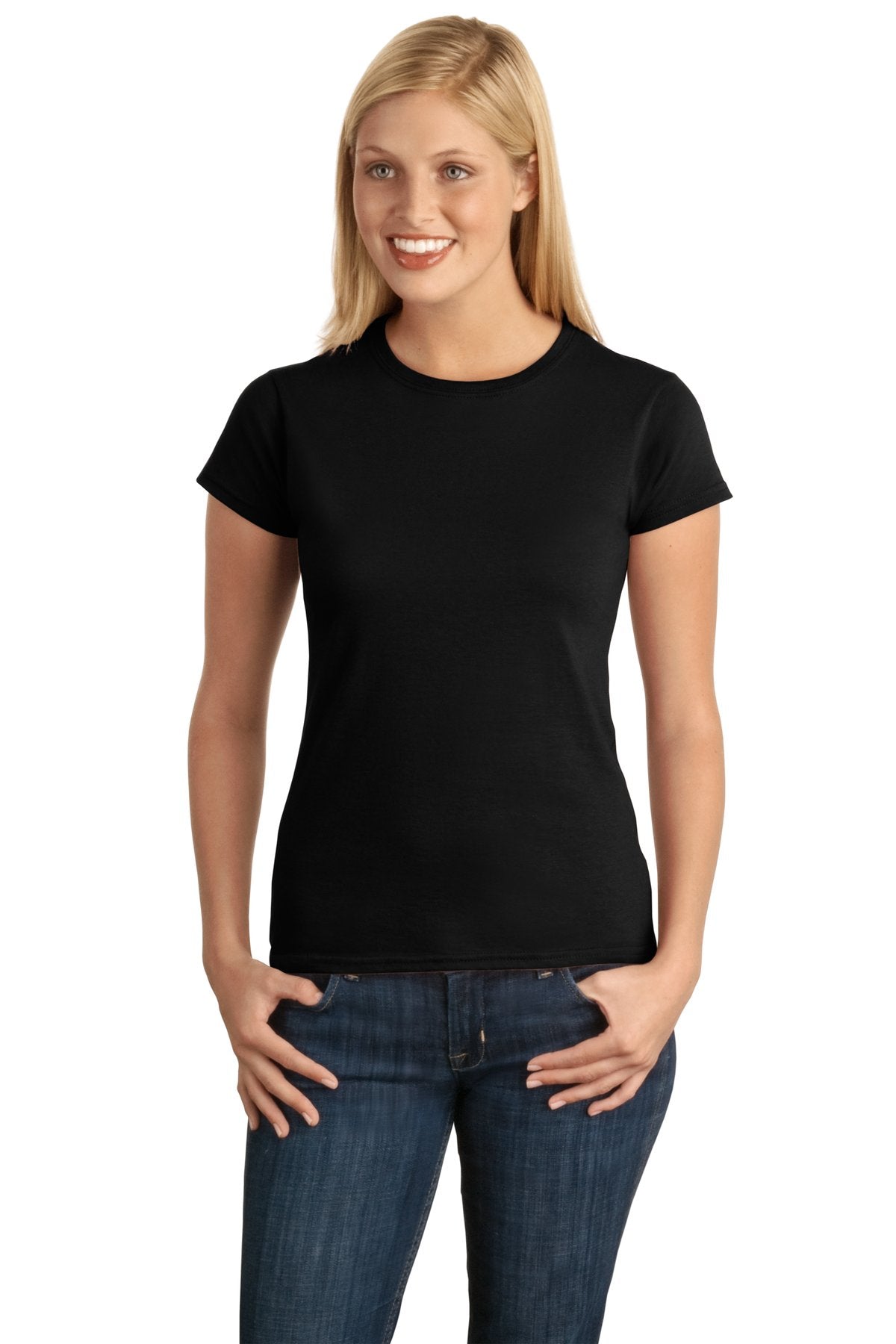 Gildan Softstyle® Ladies T-Shirt. 64000L [Black] - DFW Impression