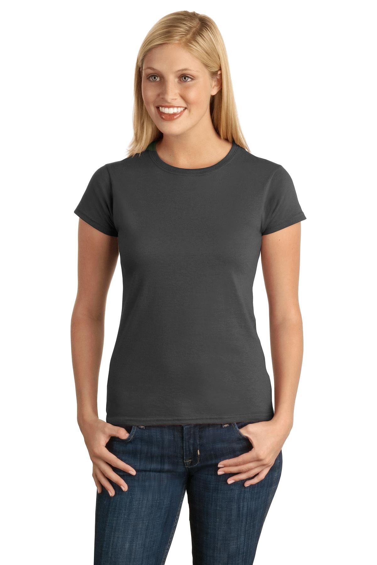 Gildan Softstyle® Ladies T-Shirt. 64000L [Charcoal] - DFW Impression