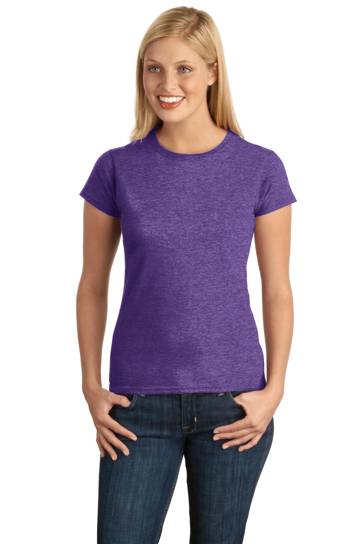 Gildan Softstyle® Ladies T-Shirt. 64000L [Heather Purple] - DFW Impression