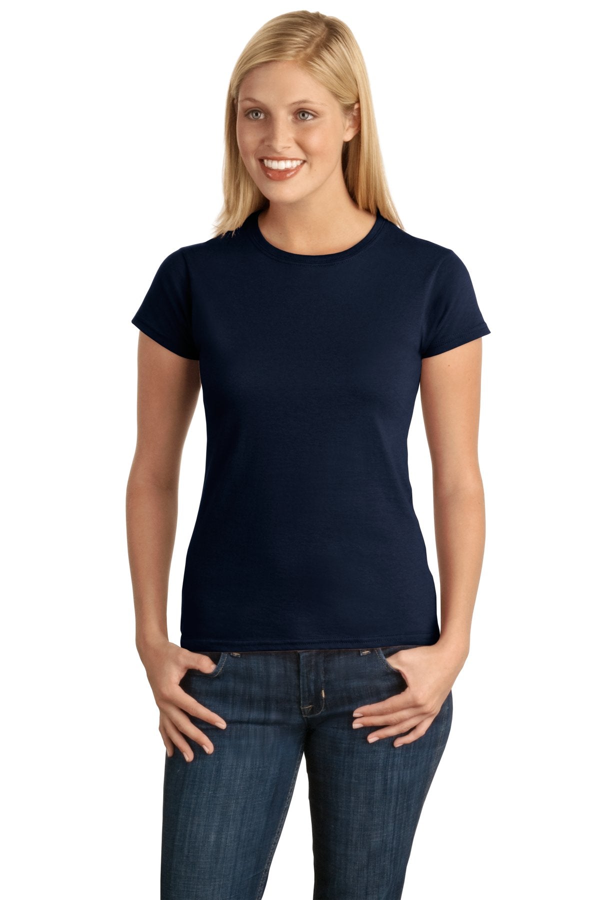 Gildan Softstyle® Ladies T-Shirt. 64000L [Navy] - DFW Impression