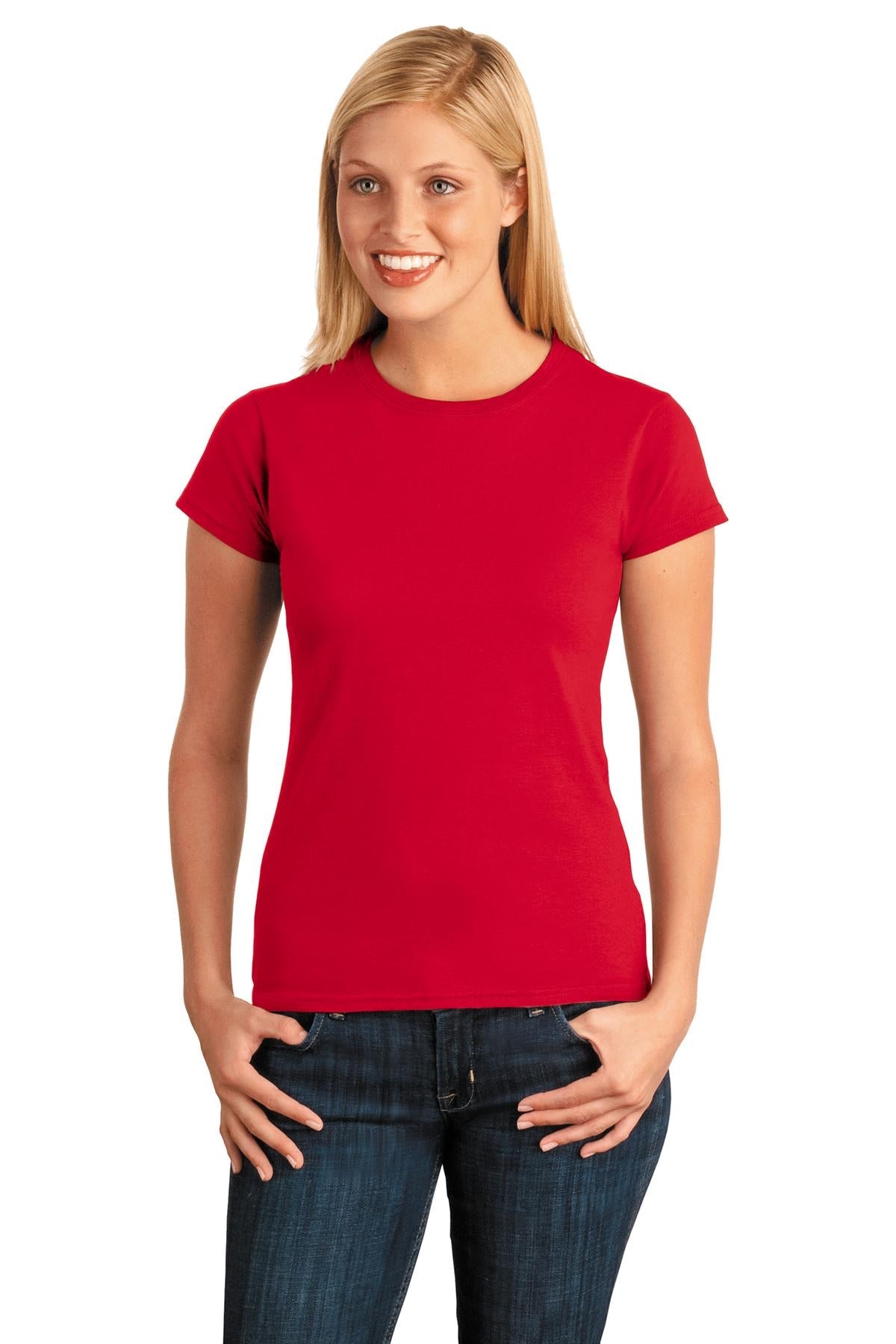 Gildan Softstyle® Ladies T-Shirt. 64000L [Red] - DFW Impression