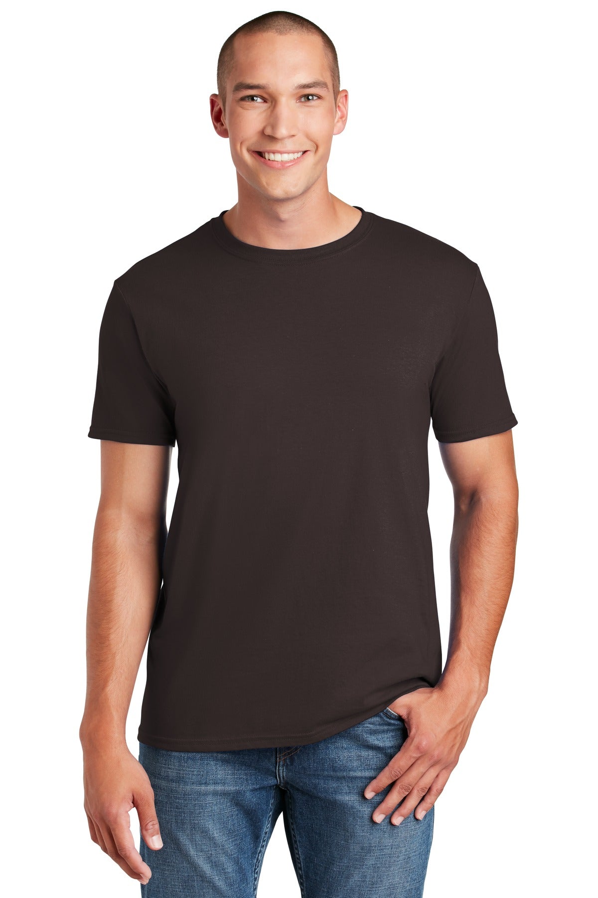 Gildan Softstyle® T-Shirt. 64000 [Dark Chocolate] - DFW Impression
