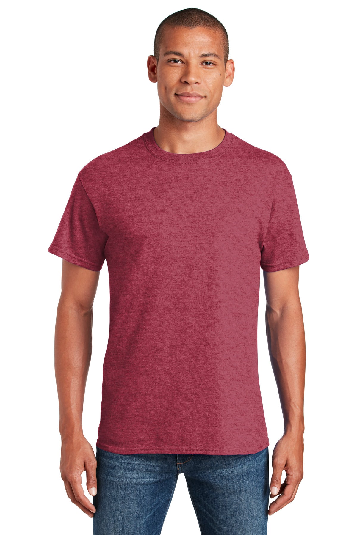 Gildan Softstyle® T-Shirt. 64000 [Heather Cardinal] - DFW Impression