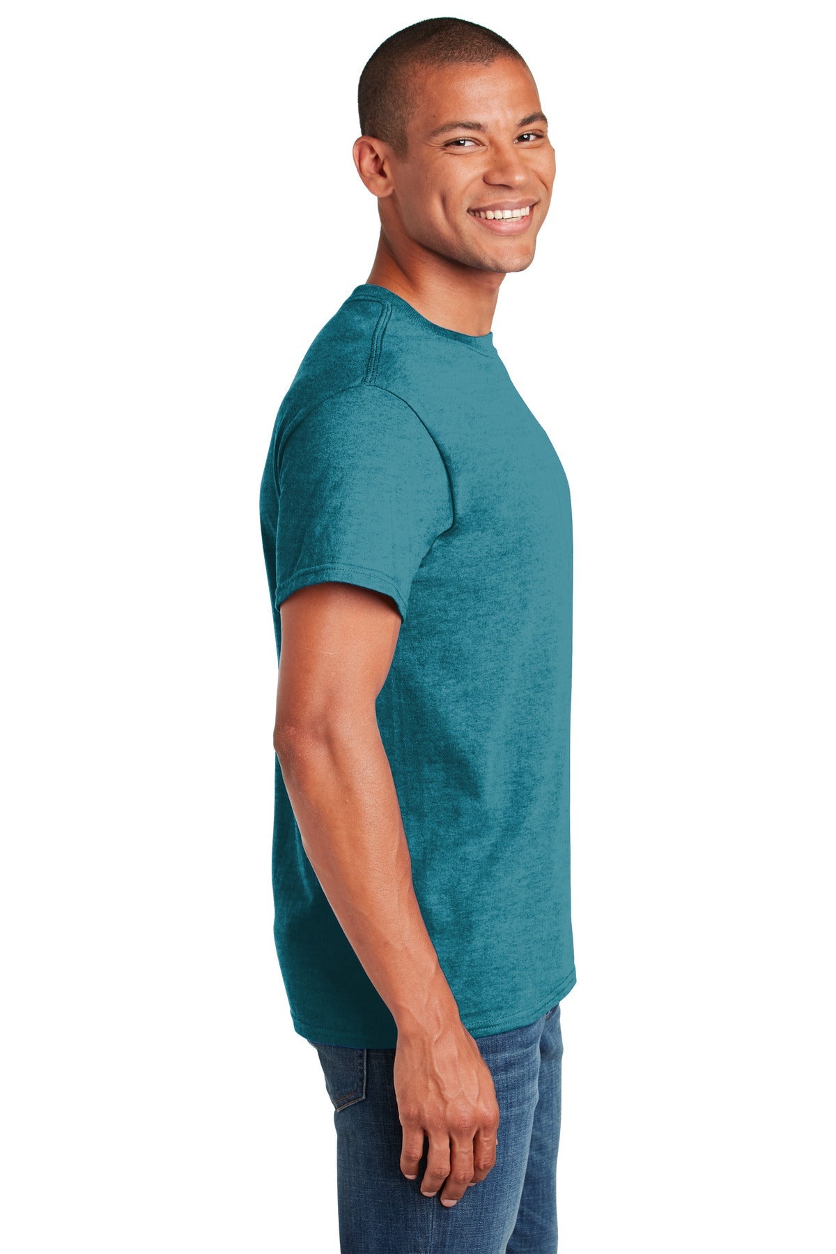 Gildan Softstyle® T-Shirt. 64000 [Heather Galapagos Blue] - DFW Impression