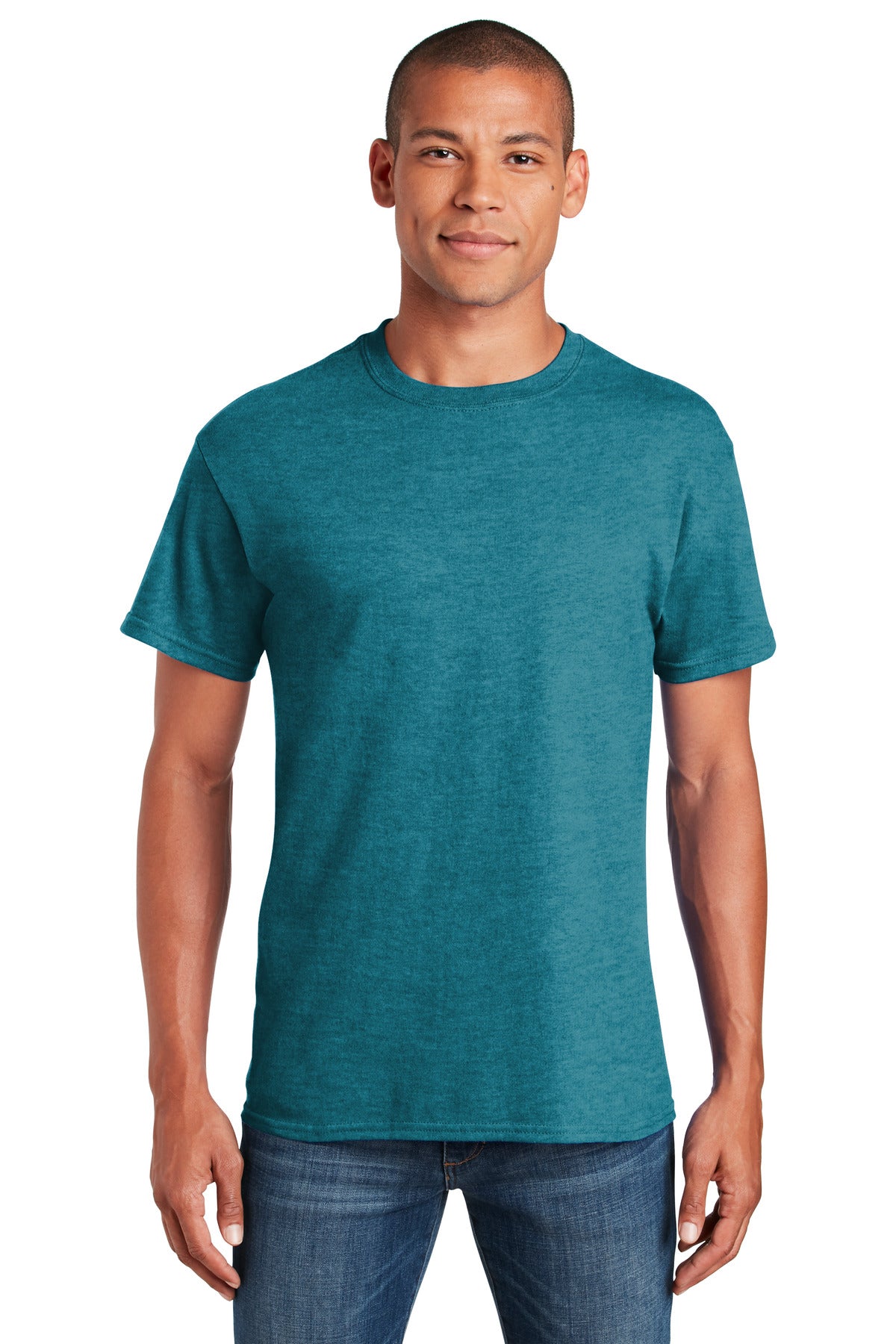 Gildan Softstyle® T-Shirt. 64000 [Heather Galapagos Blue] - DFW Impression