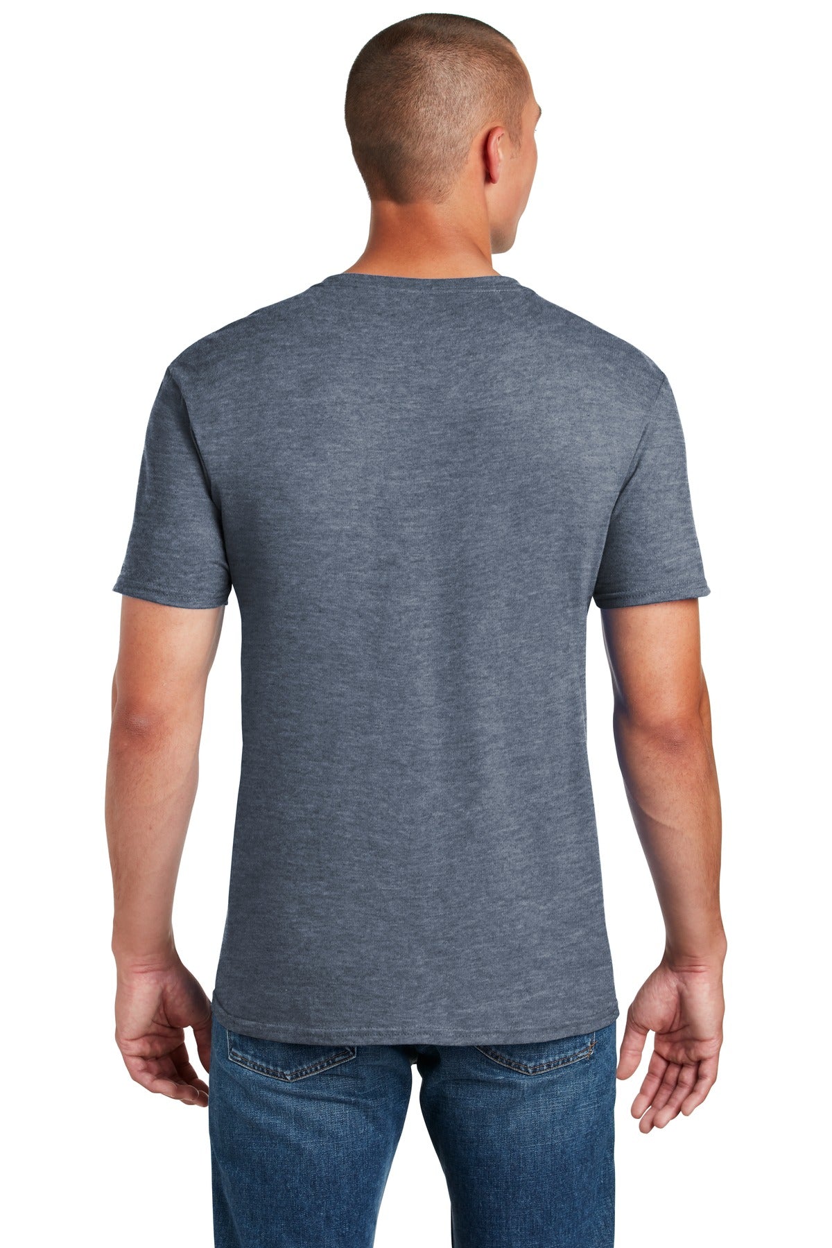 Gildan Softstyle® T-Shirt. 64000 [Heather Indigo] - DFW Impression