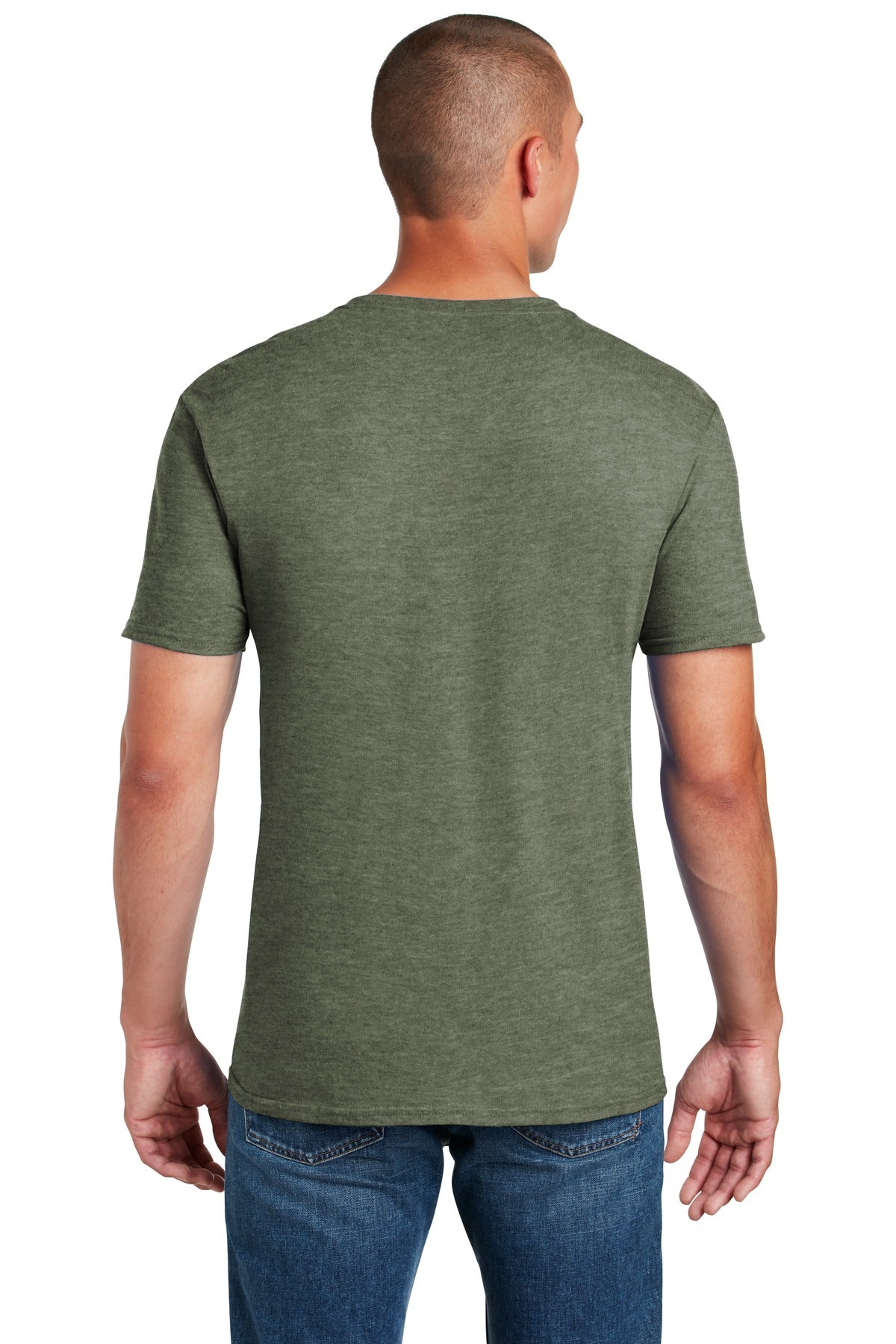 Gildan Softstyle® T-Shirt. 64000 [Heather Military Green] - DFW Impression