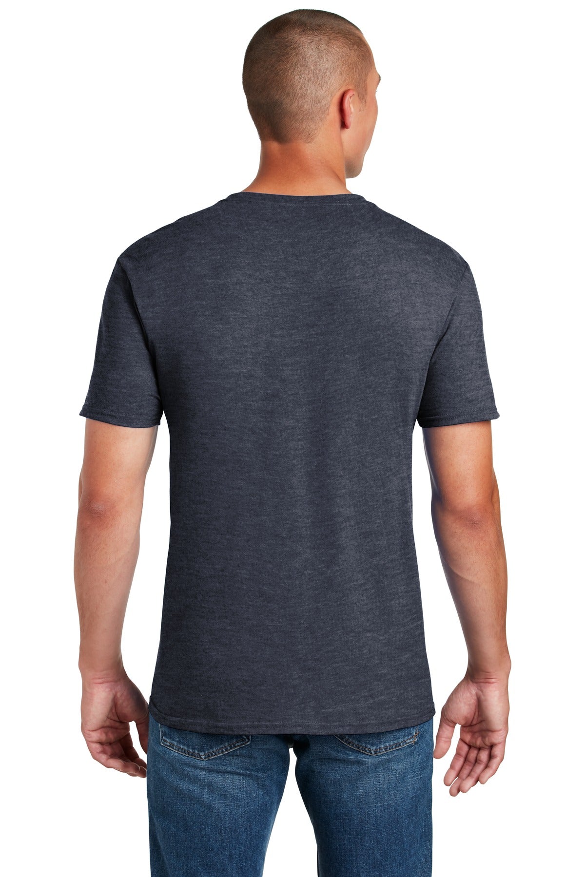 Gildan Softstyle® T-Shirt. 64000 [Heather Navy] - DFW Impression