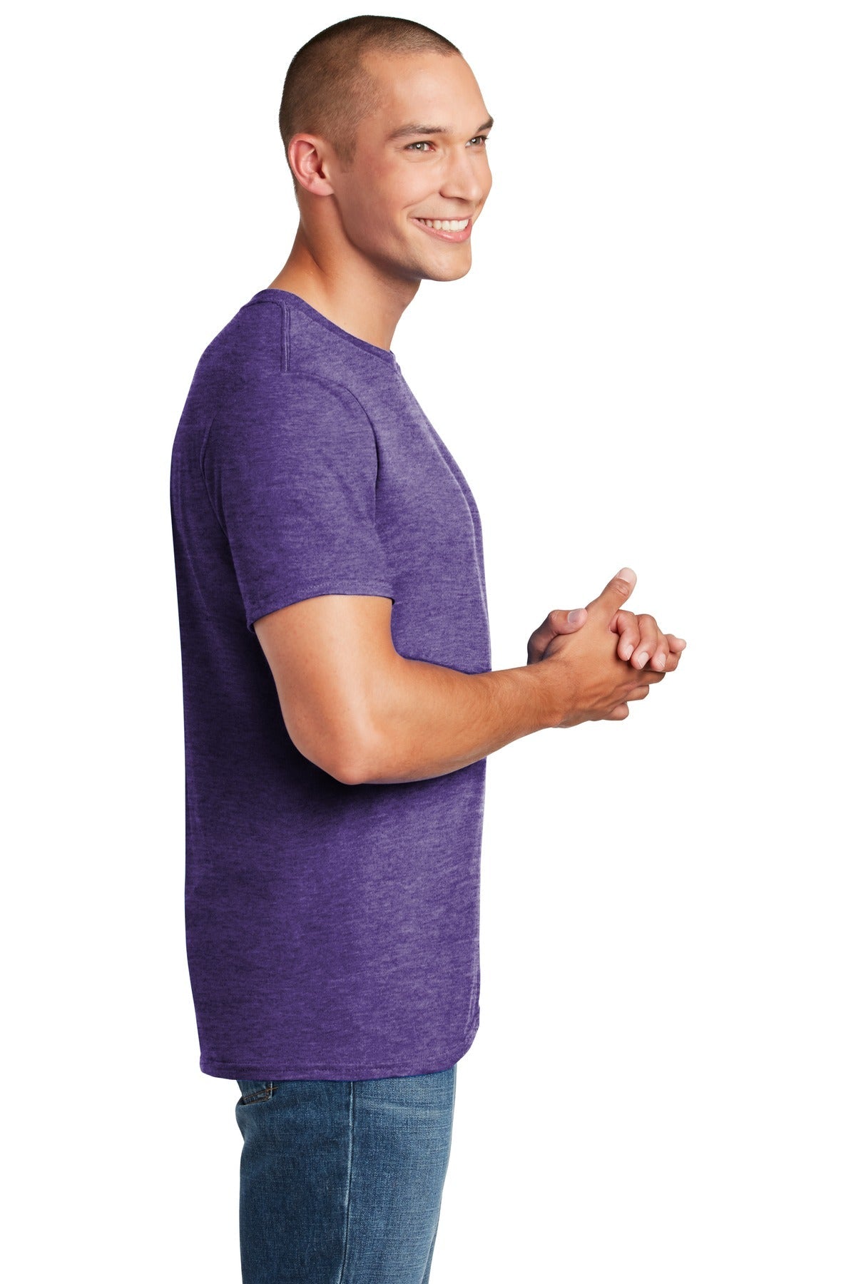 Gildan 64000 Softstyle T-Shirt - Heather Purple M