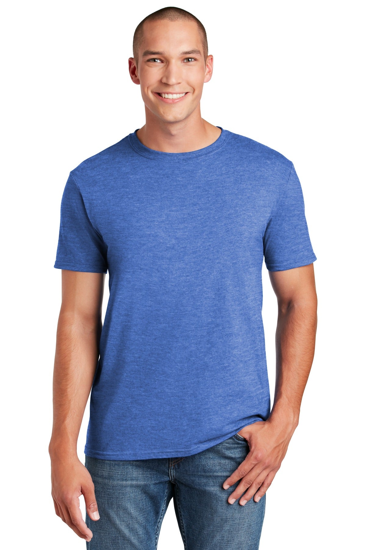 Gildan Softstyle® T-Shirt. 64000 [Heather Royal] - DFW Impression